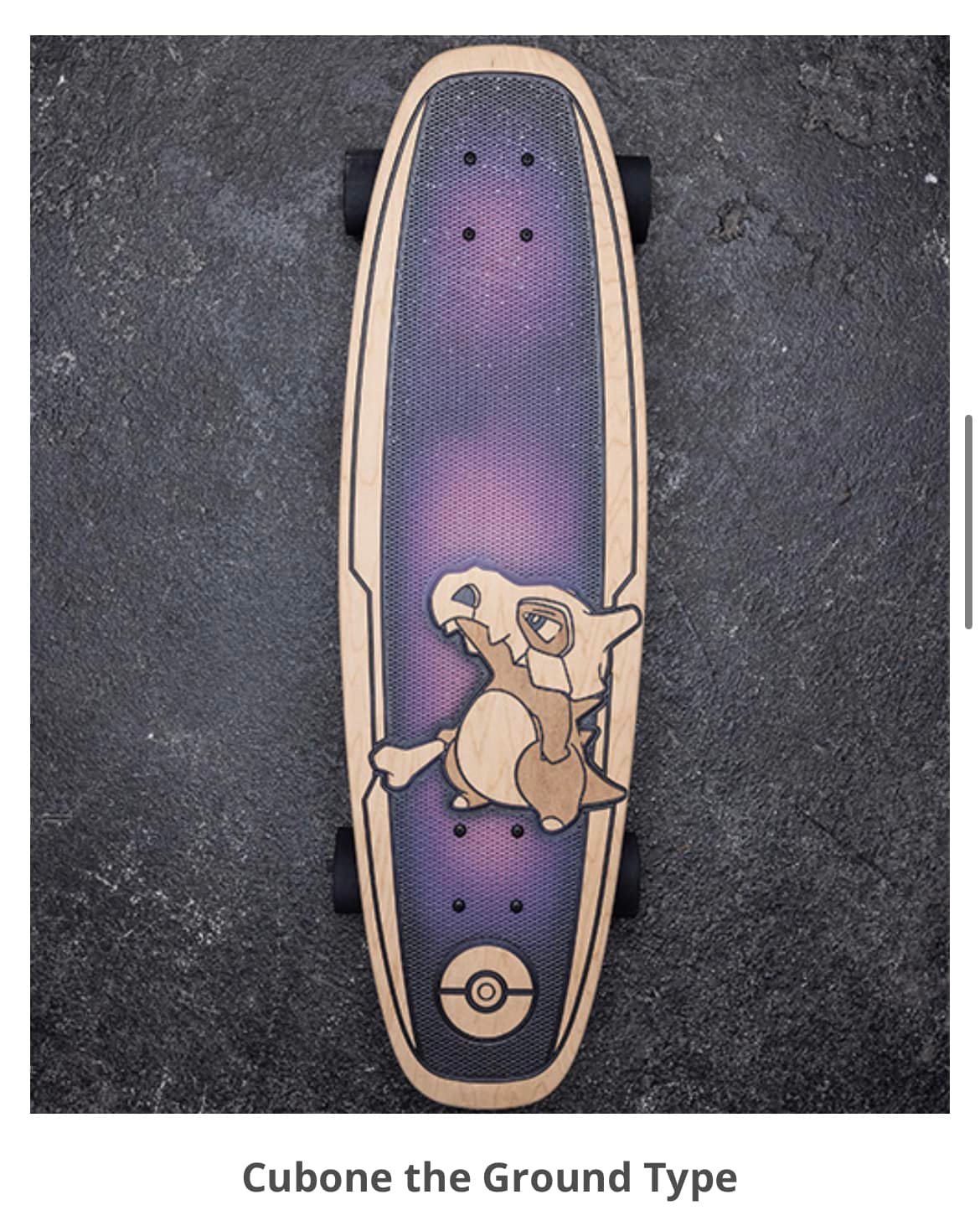 Bear Walker Skateboards exclusive to the Pokémon World