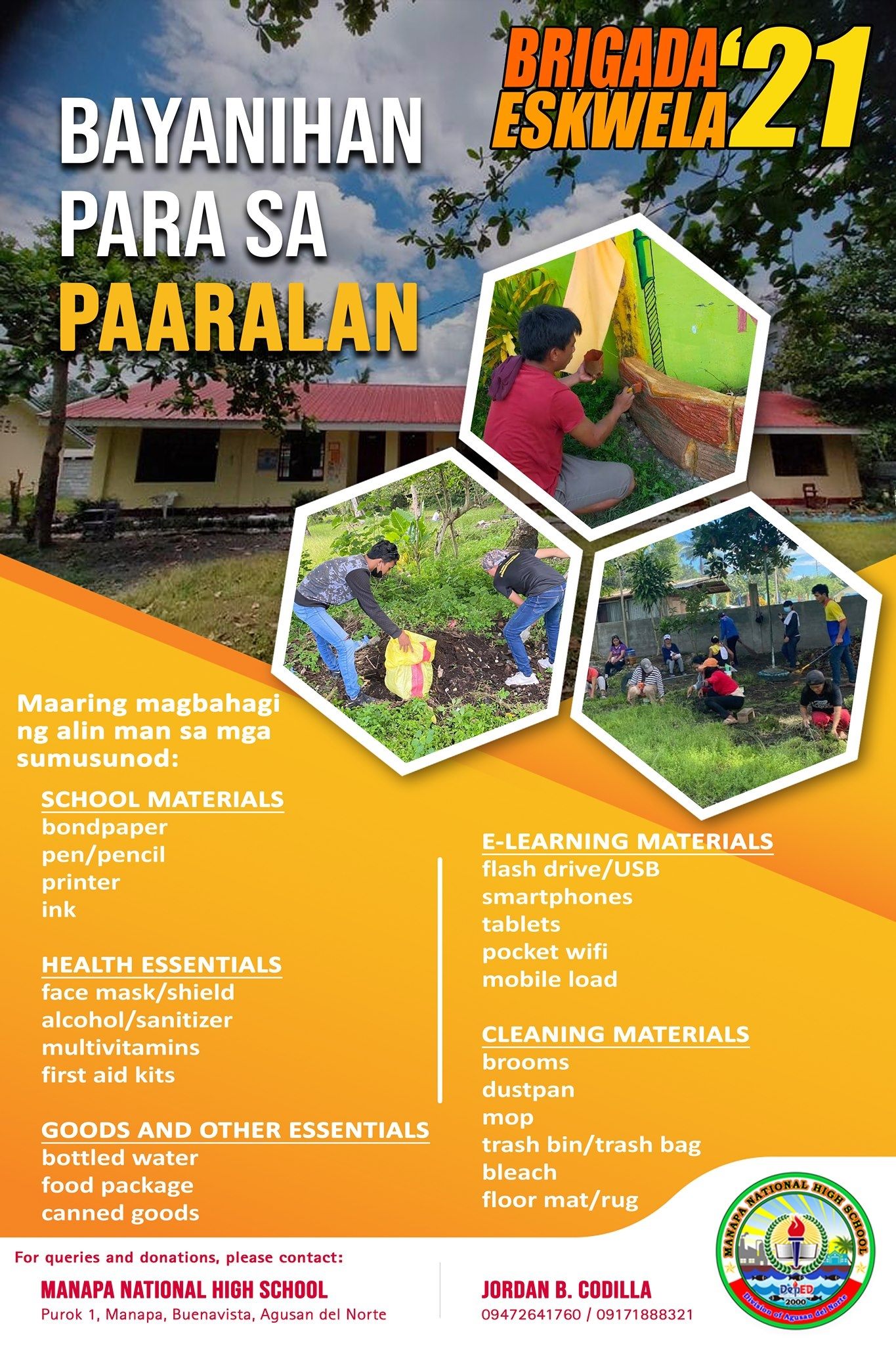 Manapa... - Manapa National High School Brigada Eskwela