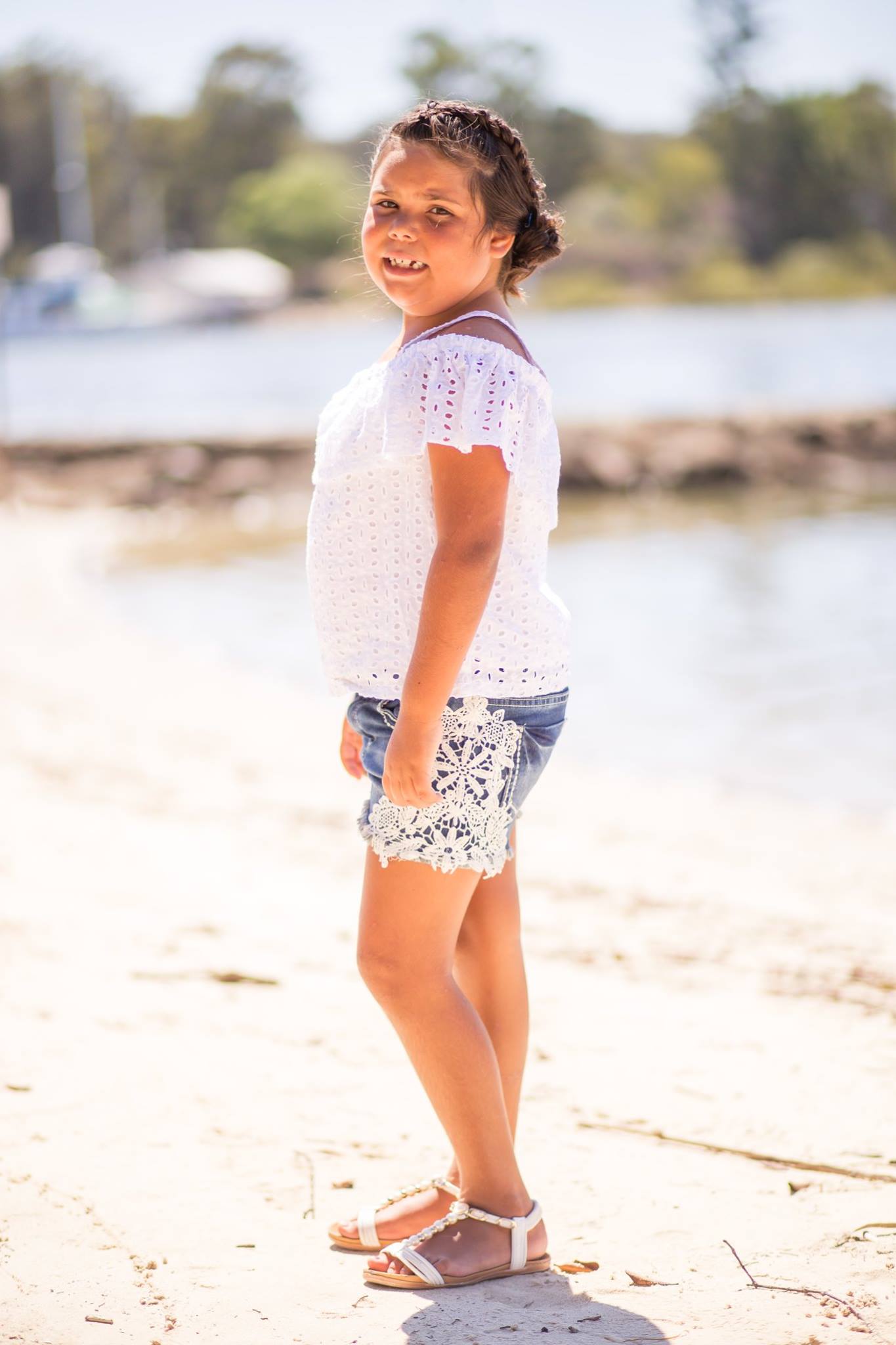 Todays mini model shoot with 6 year old... - Dreamtime-Images