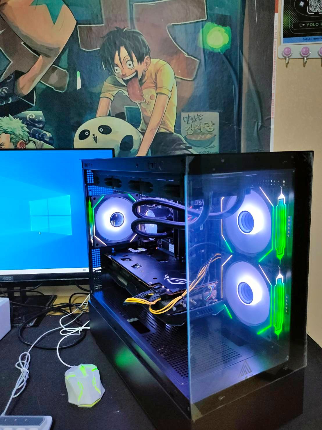 🔥 [YOLO-PC] จัดให้! i5 10400F RX580 8GB RAM16 M.2 500GB ตู้ปลาดํา ชุด ...