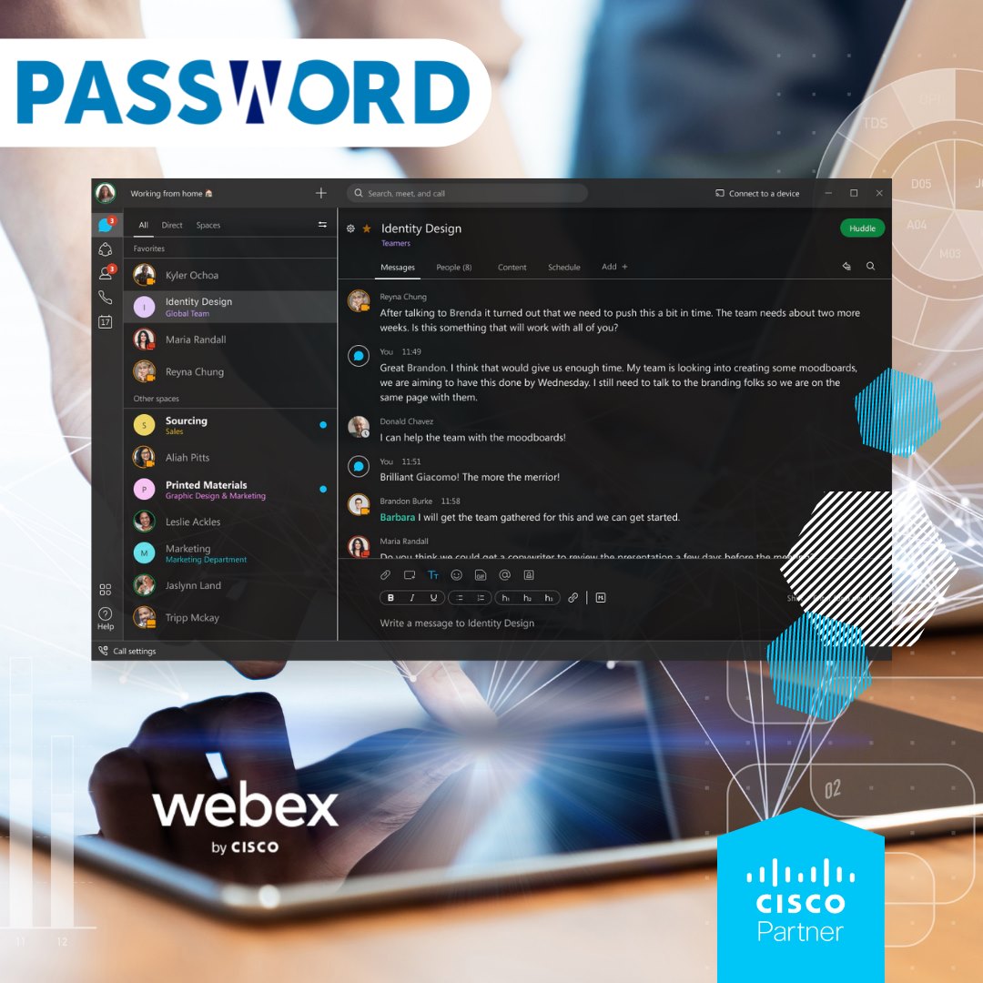Password - A través de la solución Webex, accede a todo el... | Facebook