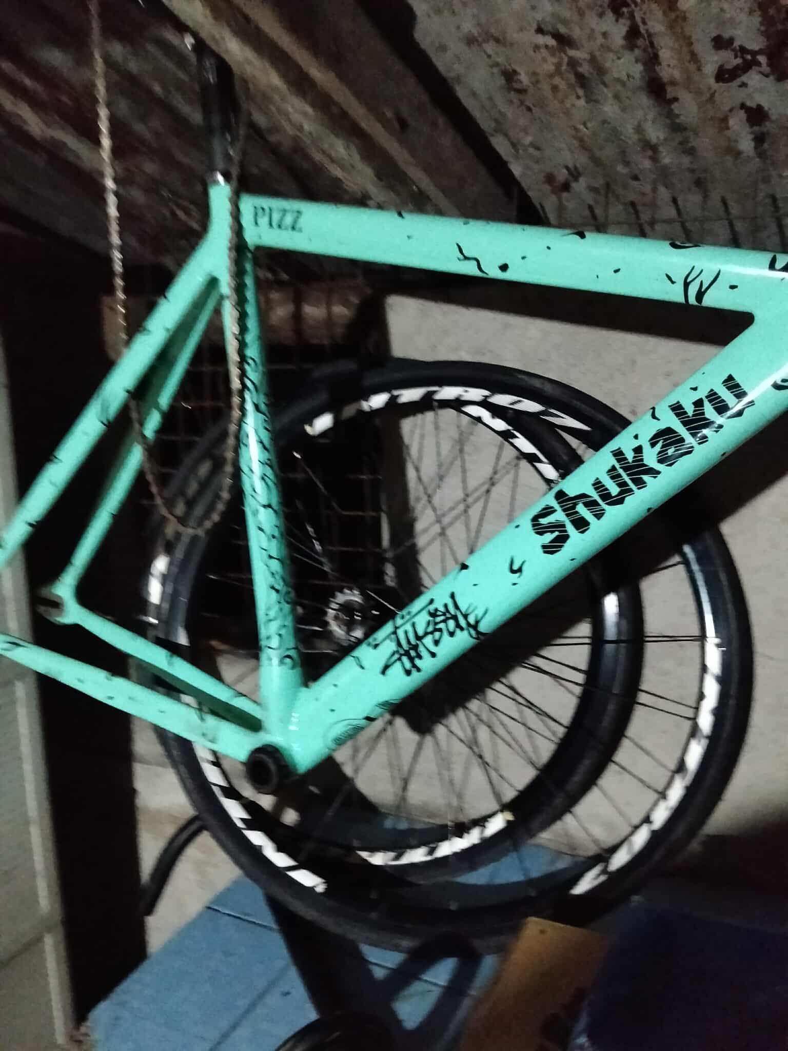NITTO NJS 競輪シートポスト 27.2mm トラック　SP72 ② Grip - kuwahara tange Handle - Redline 1979 Stem - suntour broken
