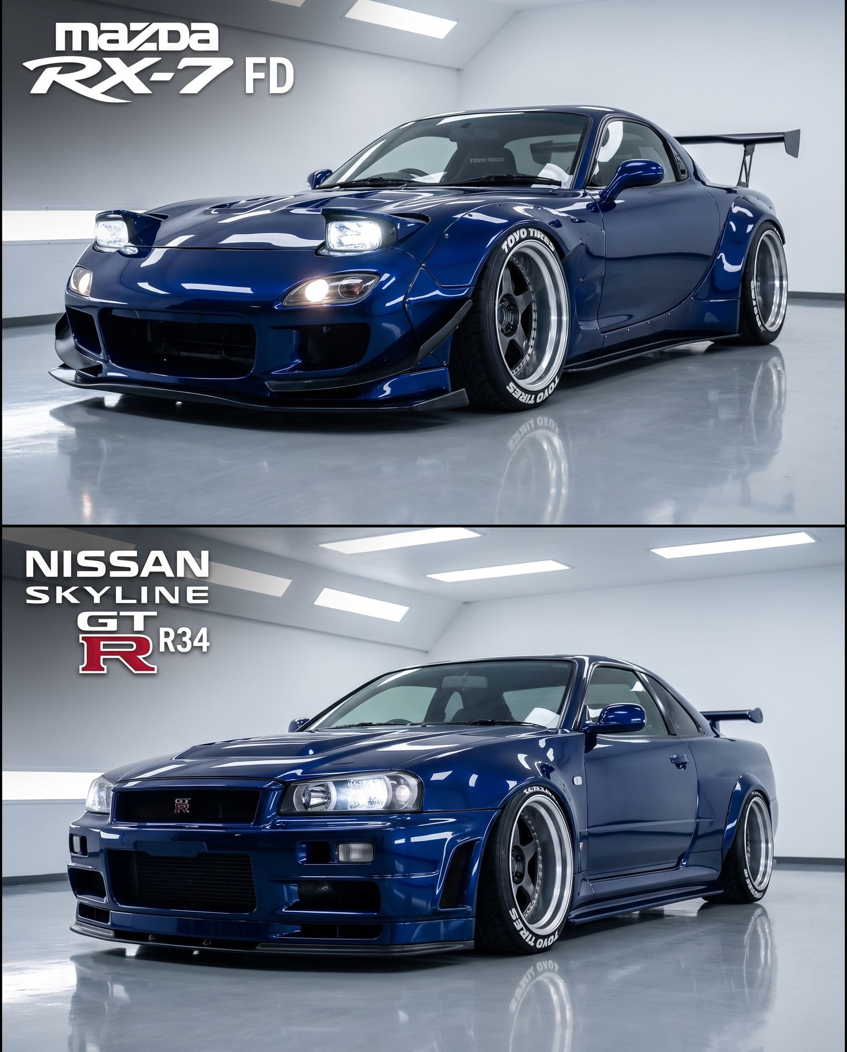 RX-7 vs R34