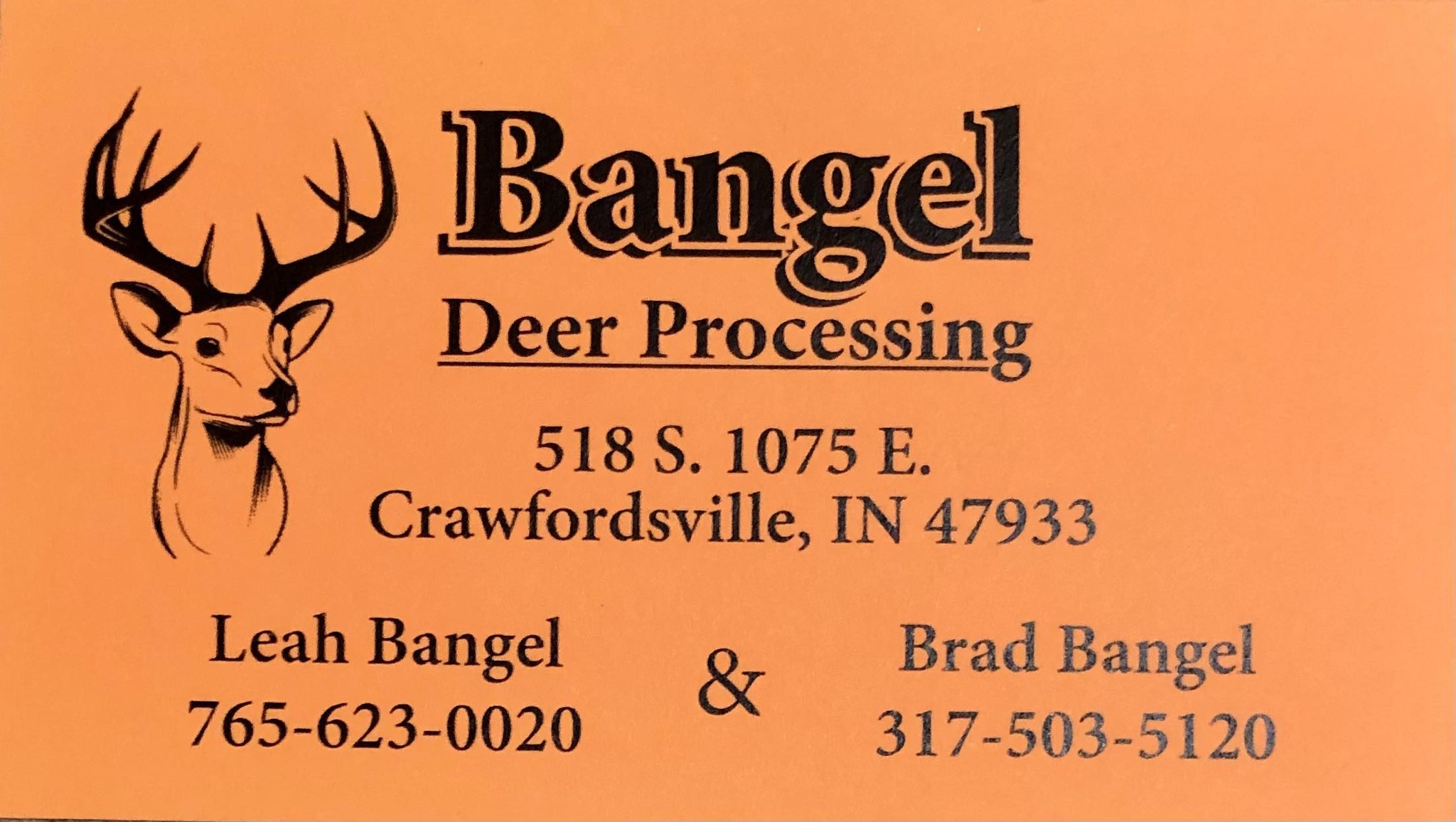 Bangel Deer Processing | Crawfordsville IN