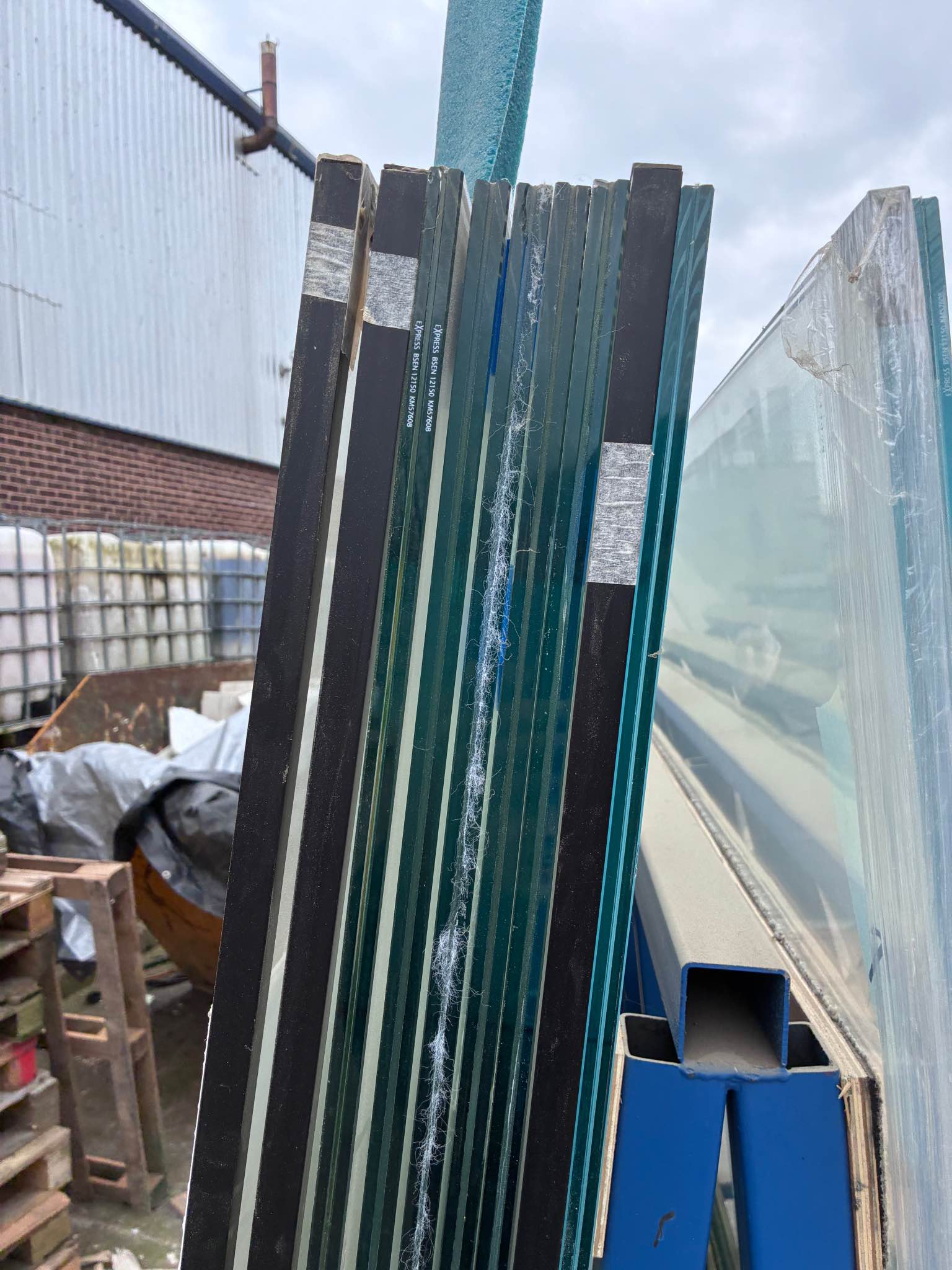 Surplus Double Glazed Glass Panels - 11 Large + 7 Smaller Units ...