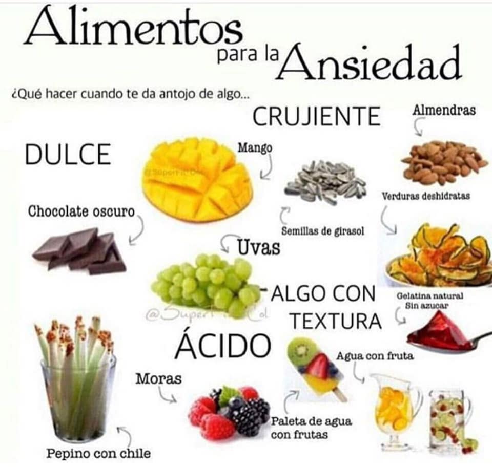 Mundo Fitness - Alimentos que ayudan a controlar la ansiedad