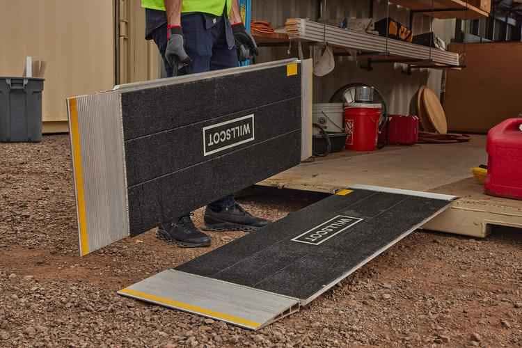 Wilscot aluminum Conex container ramps $100×3Ramps - Access Ramps ...