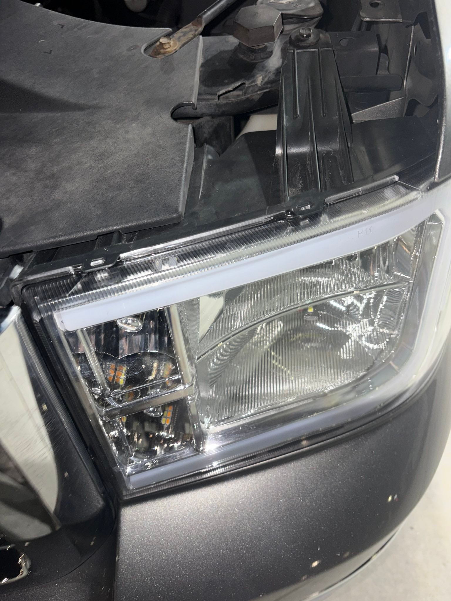 Left LH Driver Side Chrome Headlight Head Lamp Assembly for 07-14
