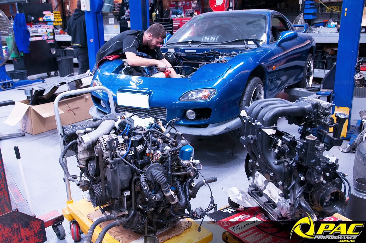 Pac Performance - We are full steam ahead on Zac's FD RX7...