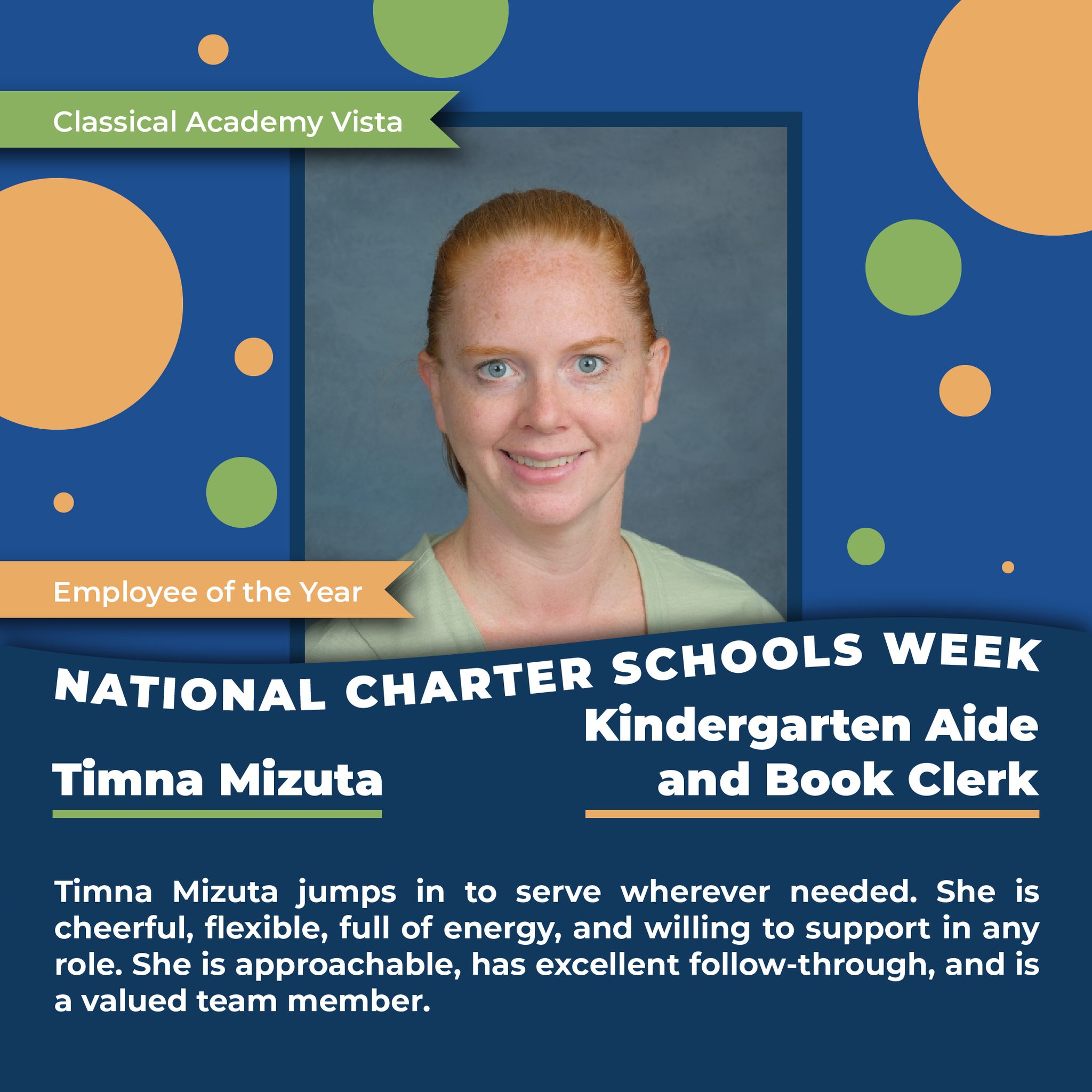 Classical - Congratulations to our Employee of the year, Timna Mizuta ...