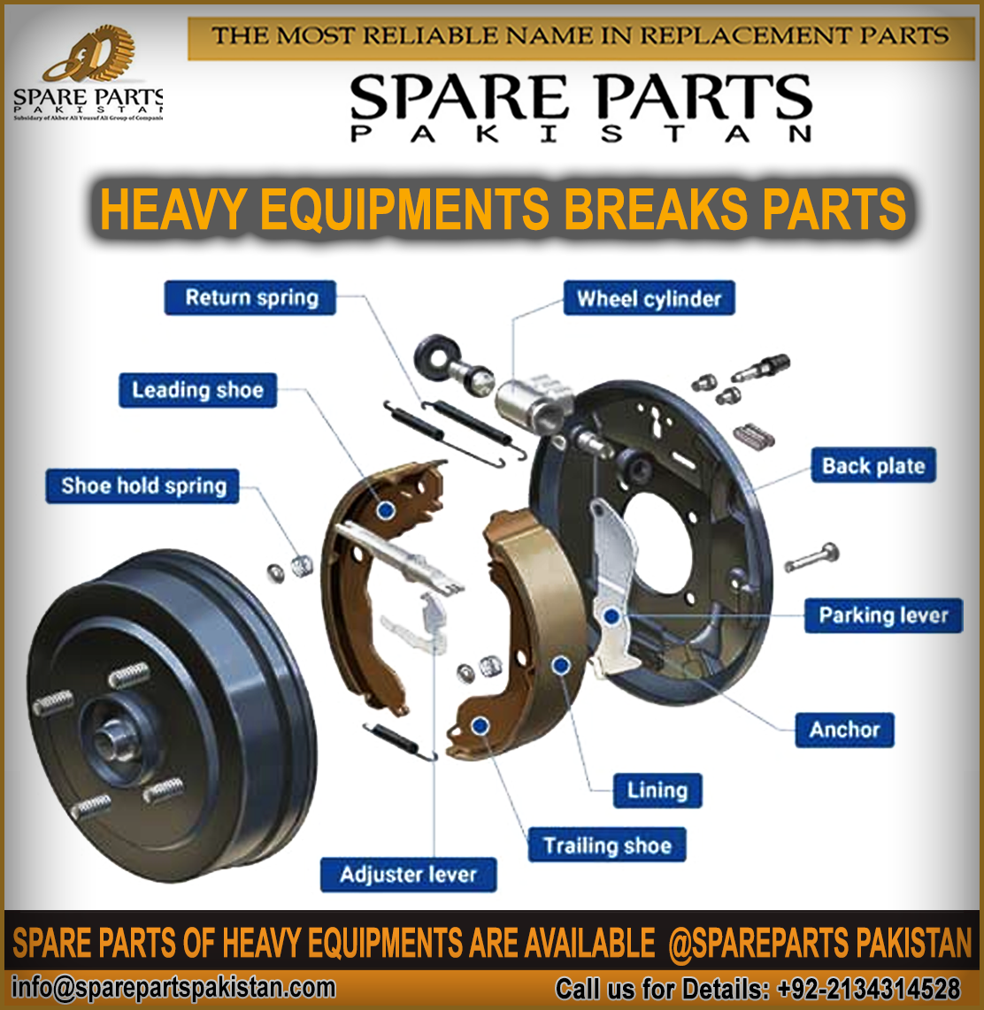 Spare parts for all types of Heavy... - Spare Parts Pakistan