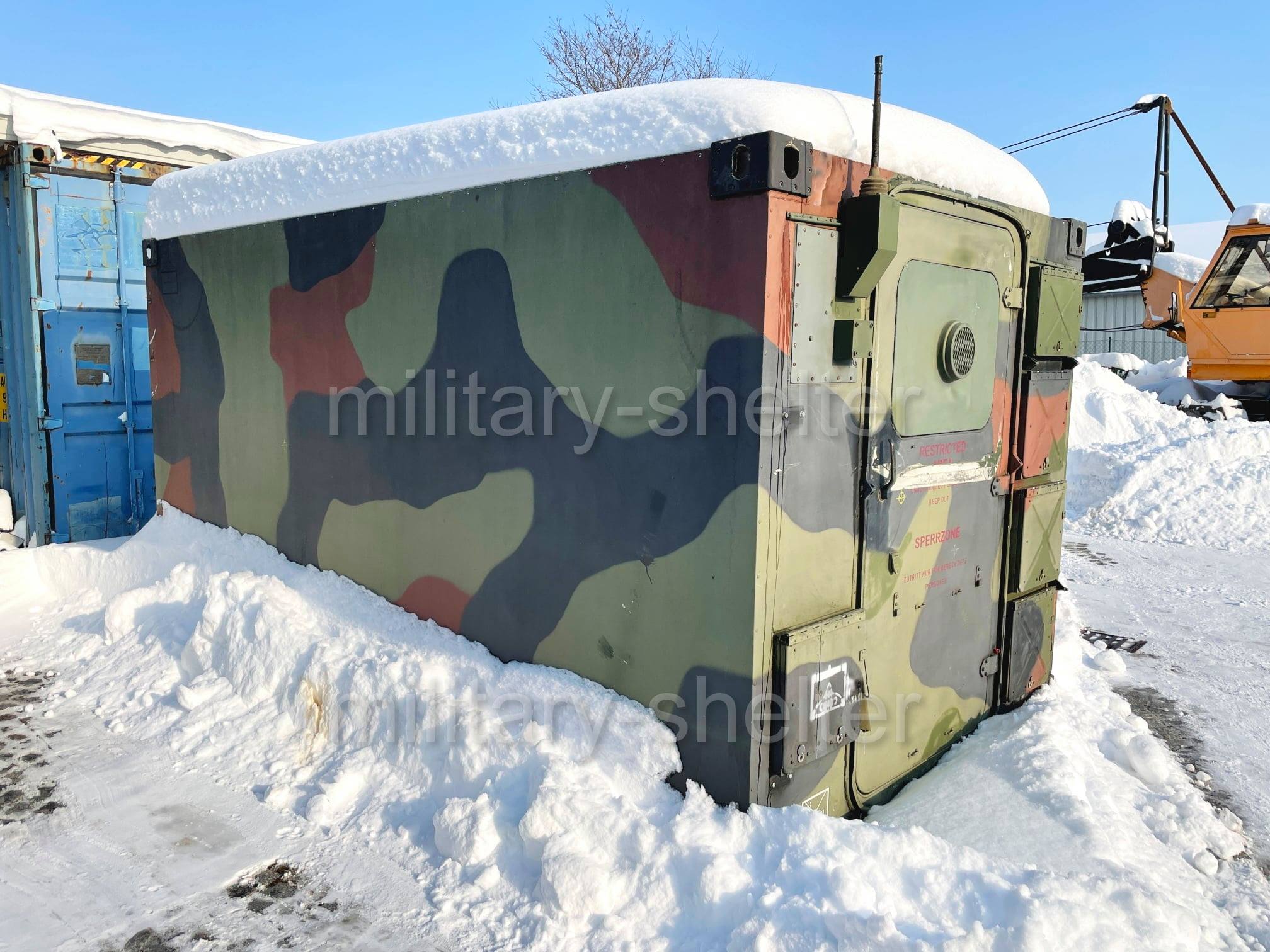Bundeswehr-Shelter als Kabine - Moser Fahrzeugbau