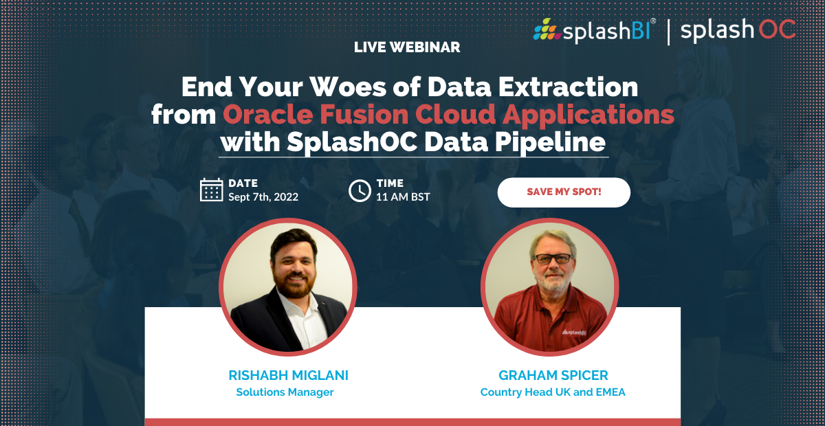 Splash BI - 🔔 Webinar Alert: Join Graham Spicer and...
