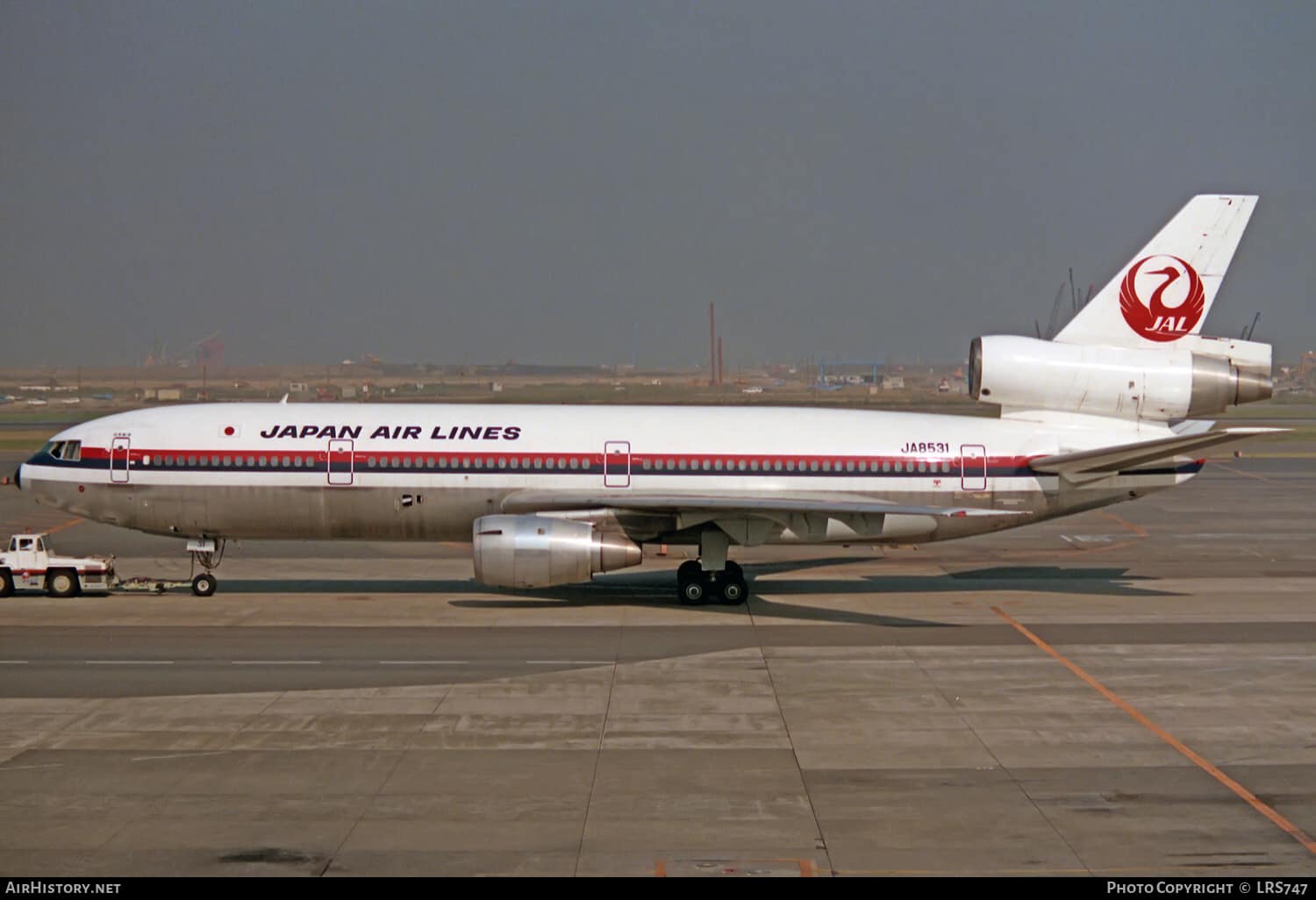 JAL - Japan Air Lines DC-10-40. JA-8547, departing Tokyo Haneda in
