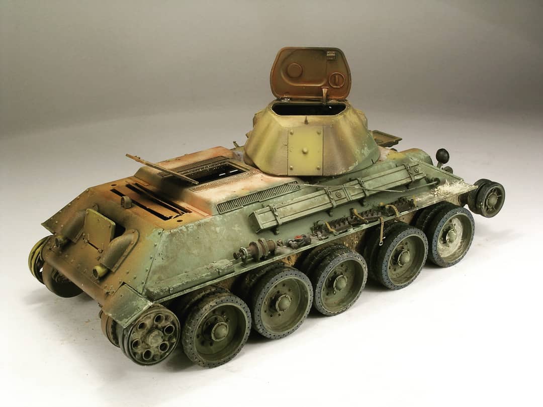 Shall we rust??🧐 T34 1940... - Barrikady Models by Chema Cg