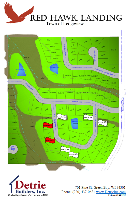 Red Hawk Landing Subdivision