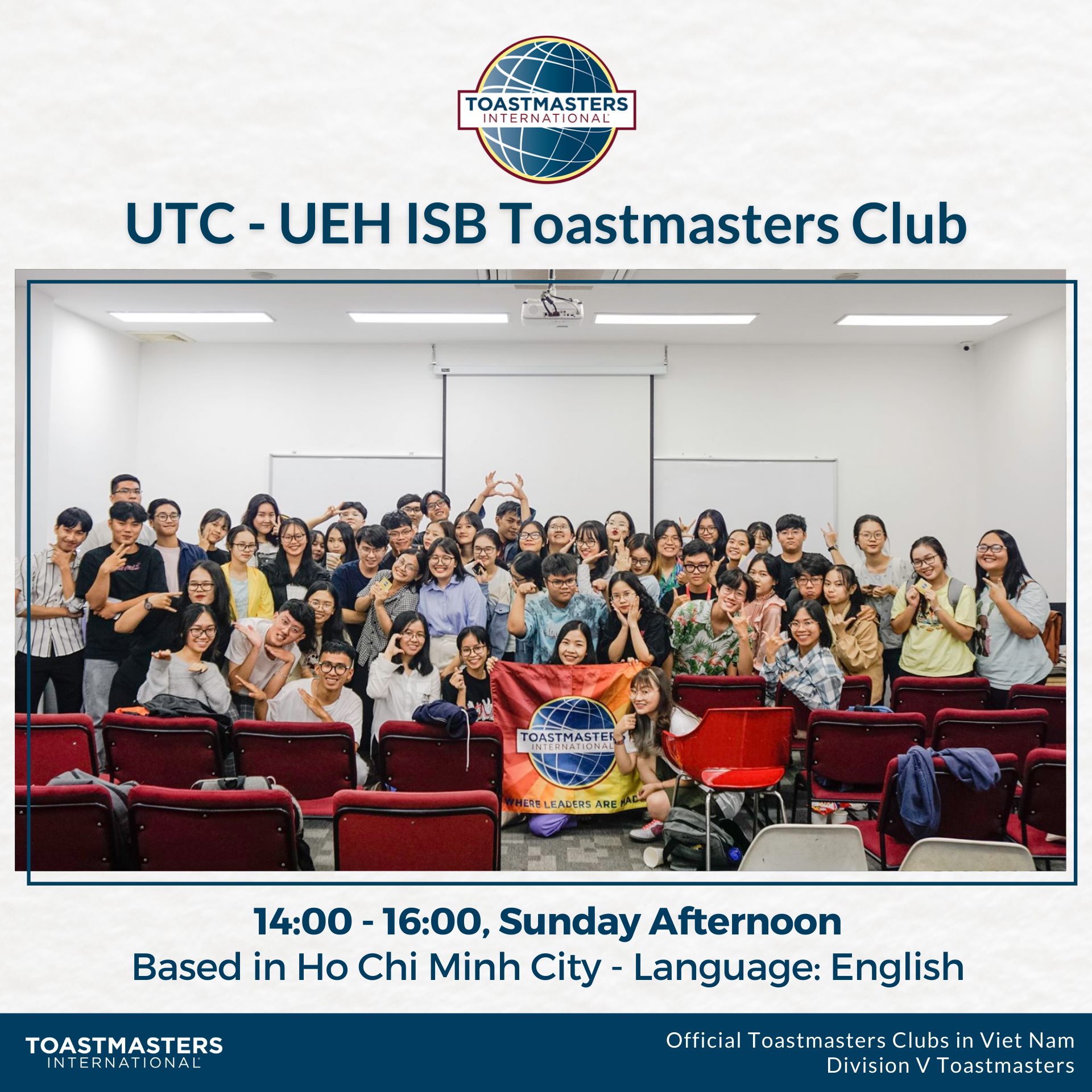 Toastmasters in Vietnam - 𝗗𝗶𝘃𝗶𝘀𝗶𝗼𝗻 𝗩 - 🔥 UEH-ISB TOASTMASTER CLUB AND ...