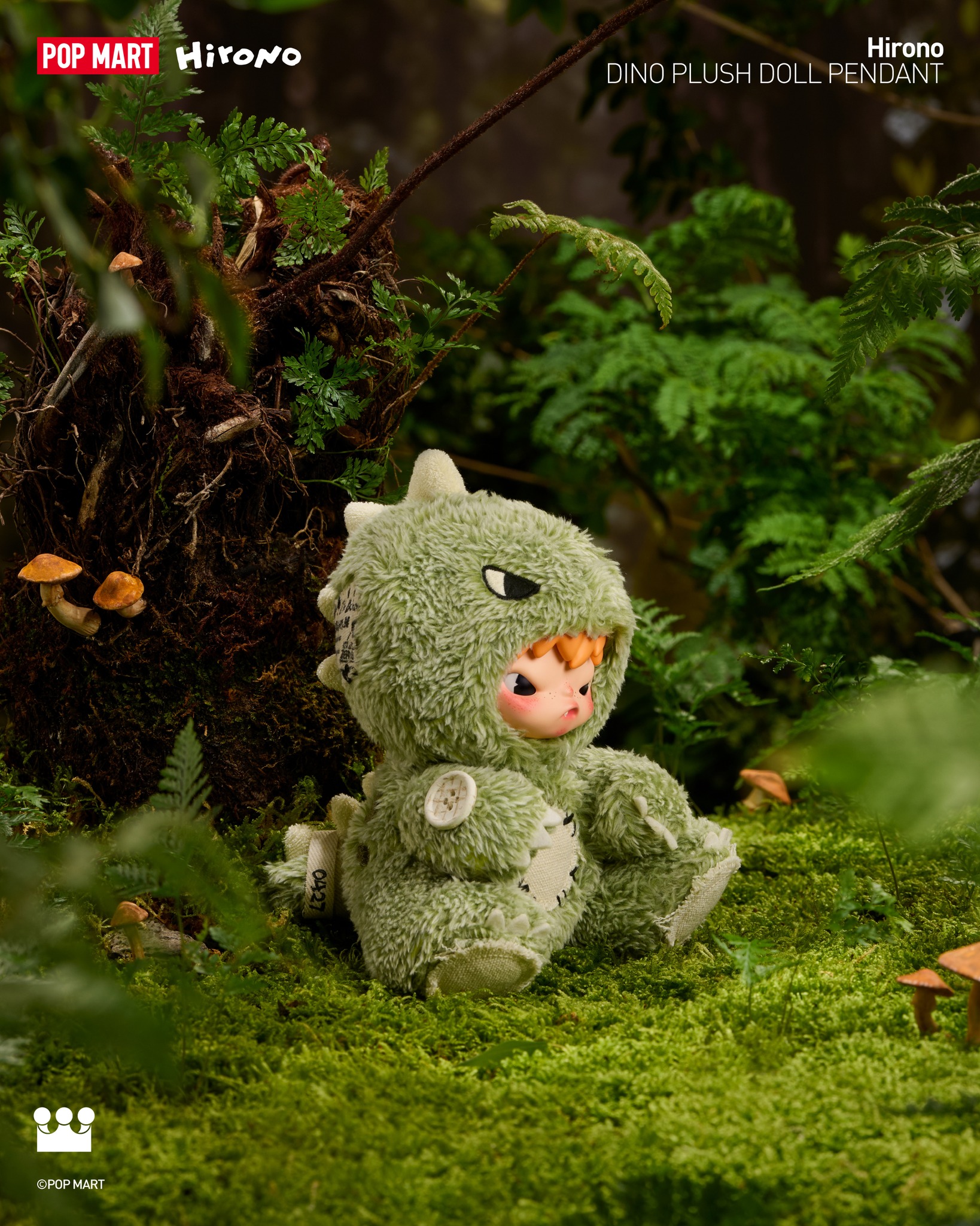 HIRONO DINO PLUSH DOLL PENDANT 🦖Something prehistoric has been