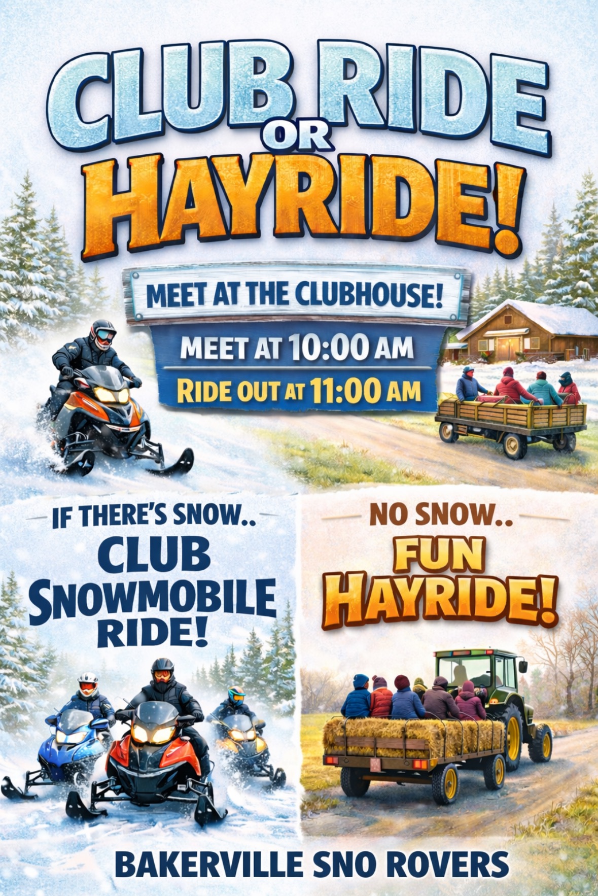 Club ride or Hayride