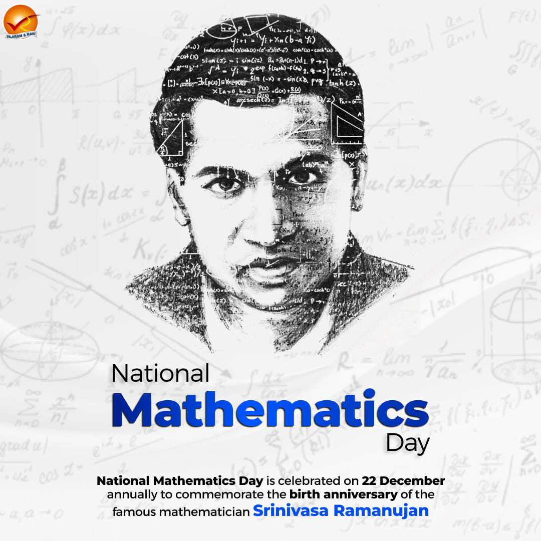 Vajiram & Ravi - India celebrates National Mathematics Day on December ...