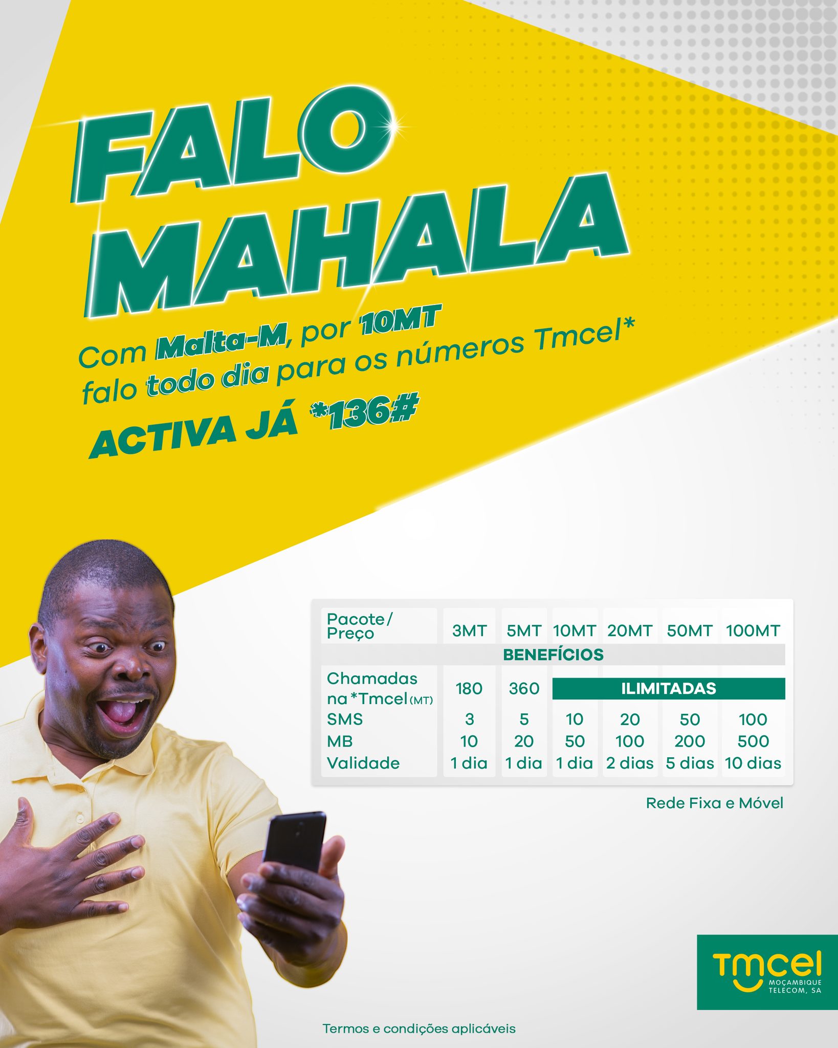 Sorria com o Malta M! A partir de... - Moçambique Telecom, SA | Facebook
