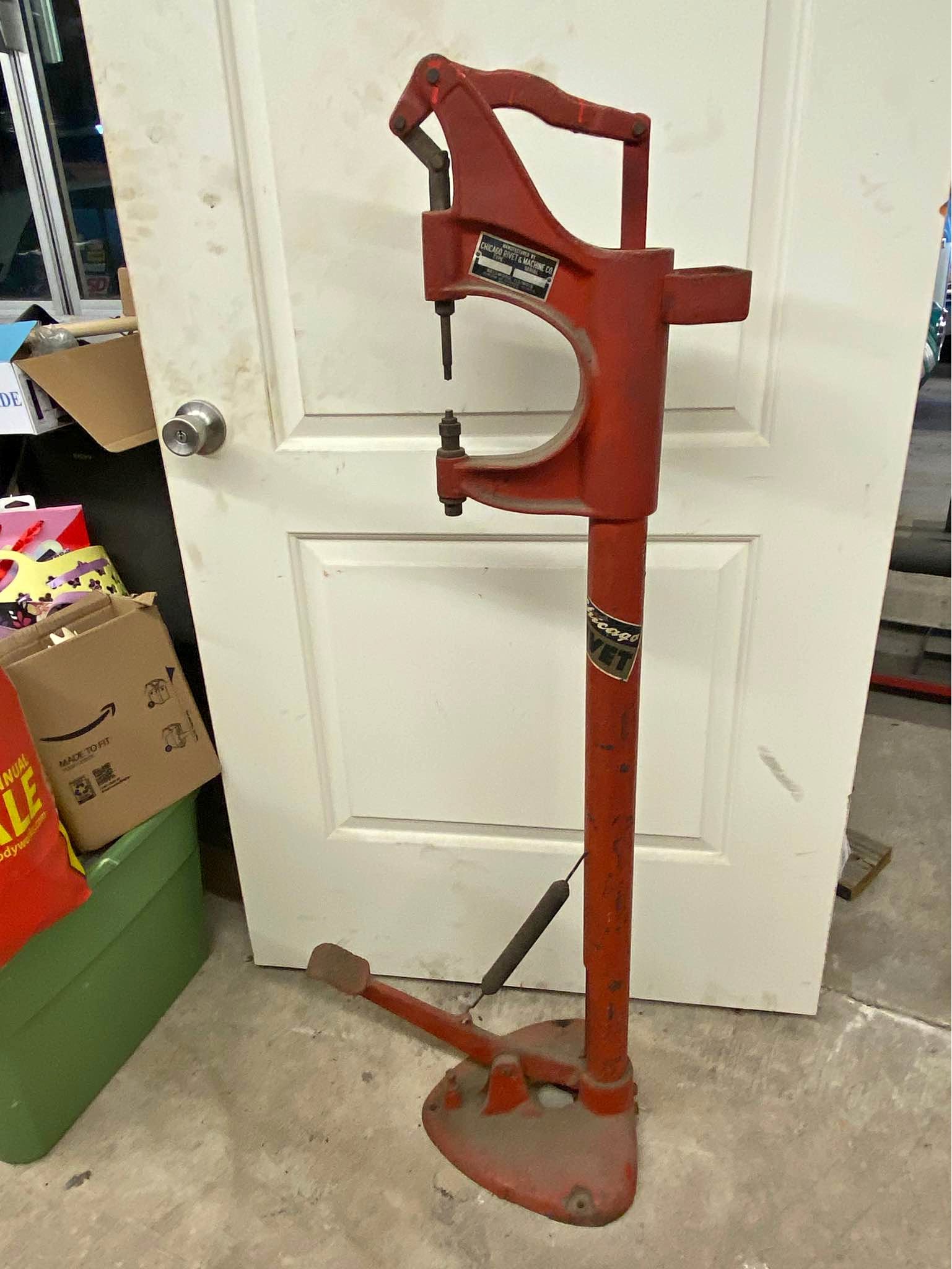 Vintage Chicago Riveting Machine, Model 