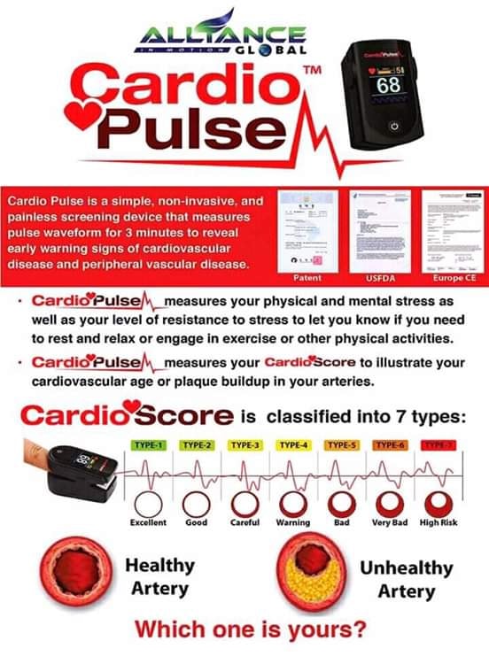 Cardio Pulse Test/Angiogram Alternative | Cardio Pulse Test/Angiogram ...