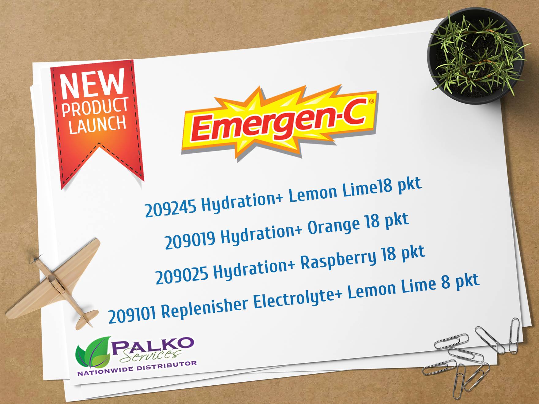 Palko Services - NEW PRODUCT LAUNCH from Alacer- Emergen C... | Facebook