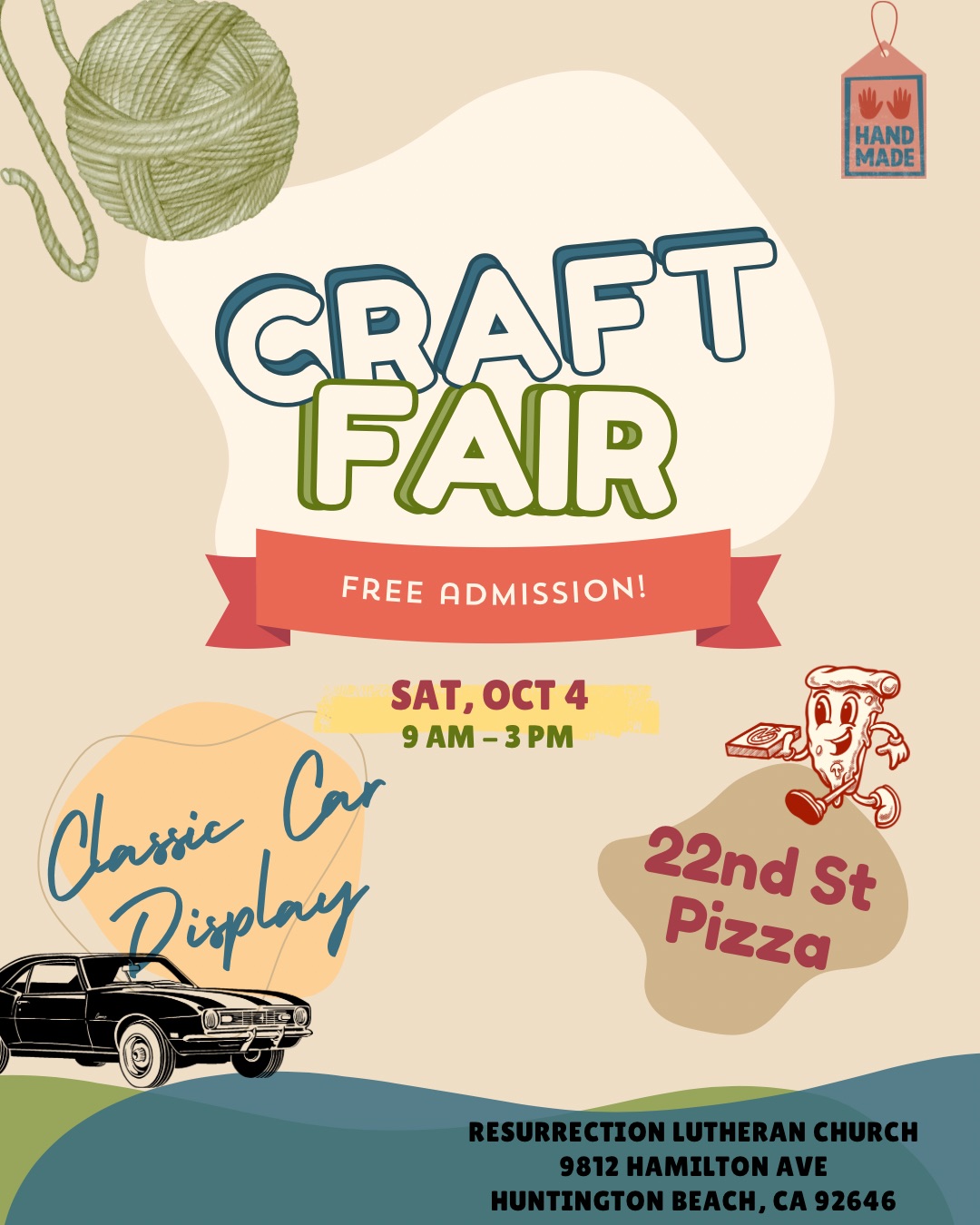 Craft Faire at Lutheran Church of the Resurrection in H B