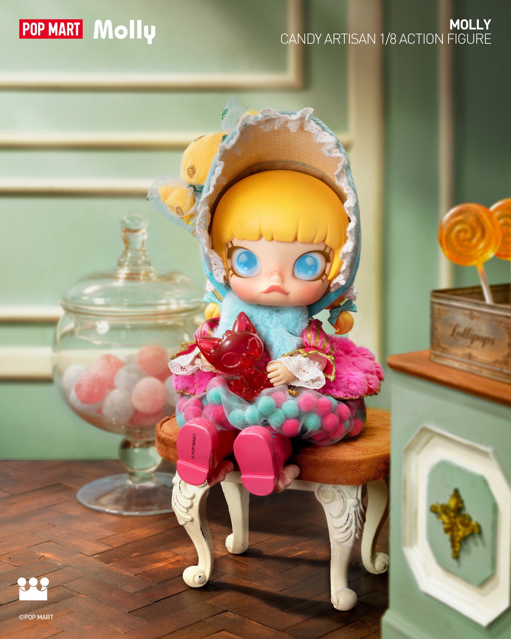 Molly Candy Artisan action figure release at Pop Mart UK on
