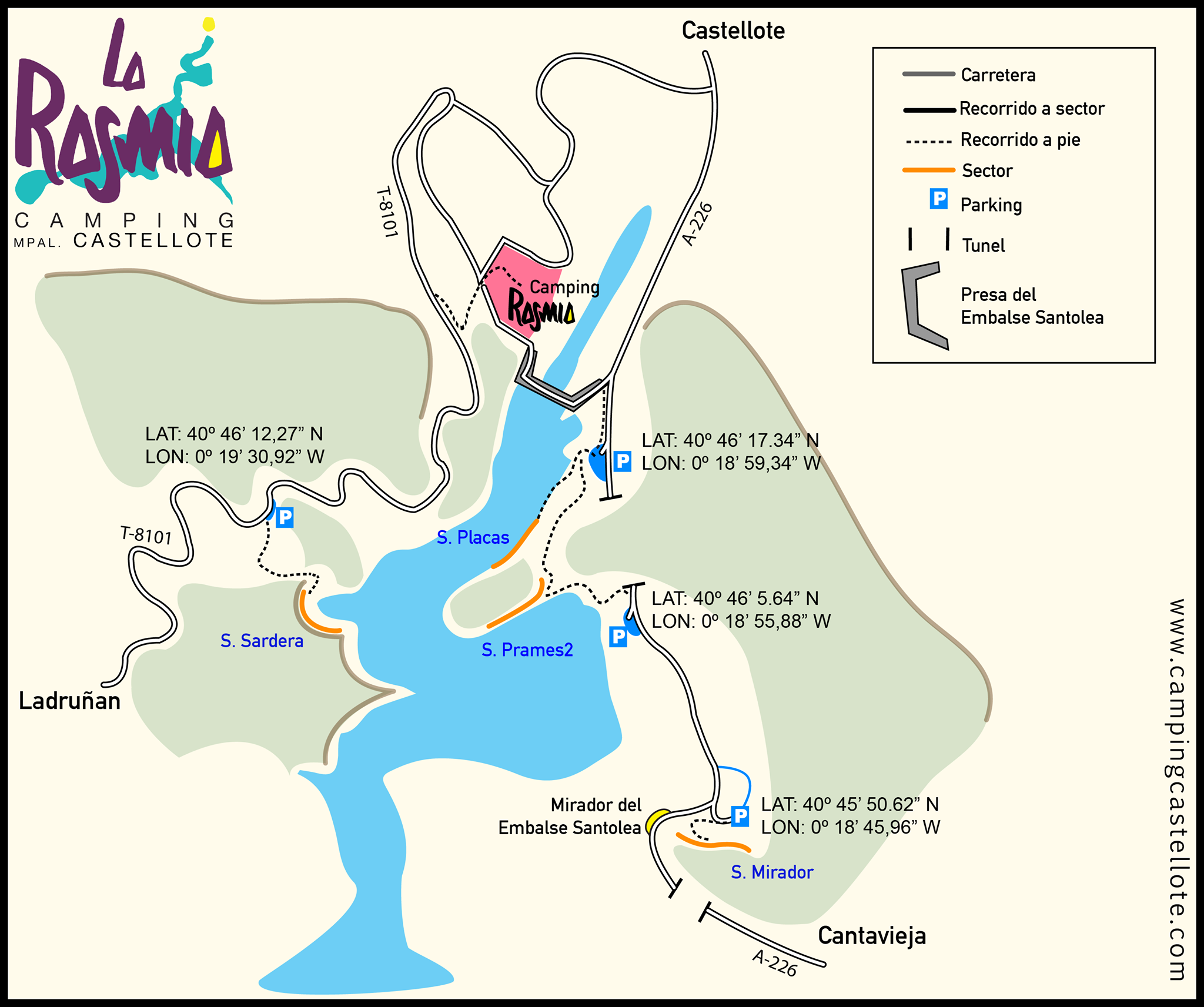 Aquí os dejamos las... - La Rasmia Camping Mpal. Castellote