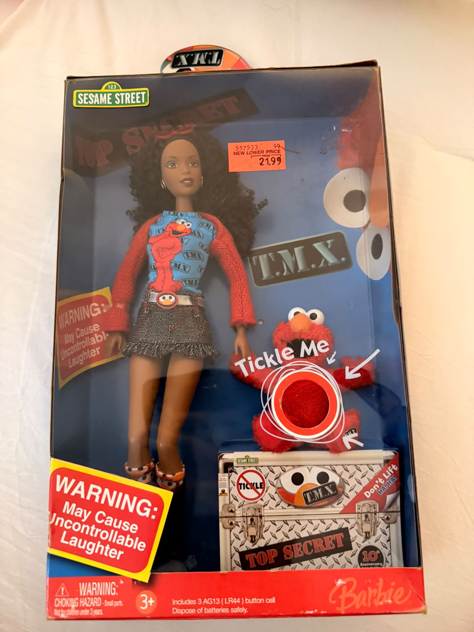 Elmo and Barbie doll collection for sale