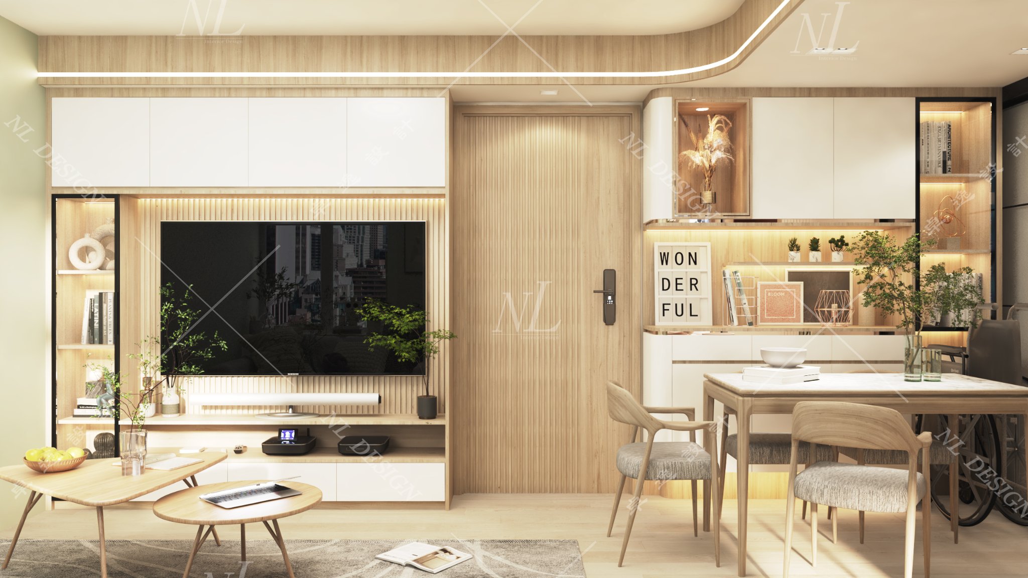 NL Design 卓逸設計 - #舊居屋裝修 #自購公屋 #公屋裝修 #居屋裝修 #日式 #和諧式公屋 #Y3型...