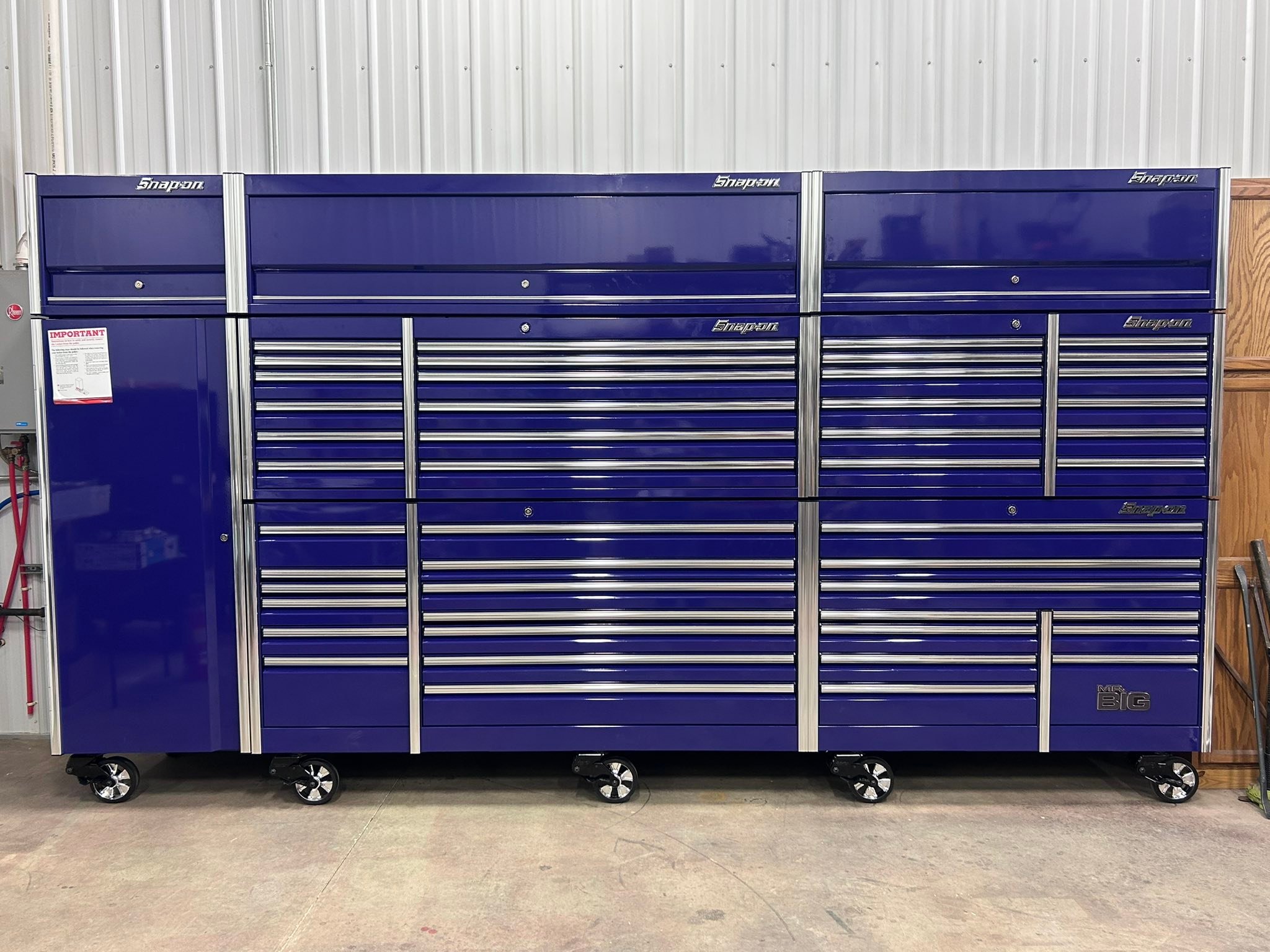 Snap-on tool box setup and delivery experience with Al Brown and