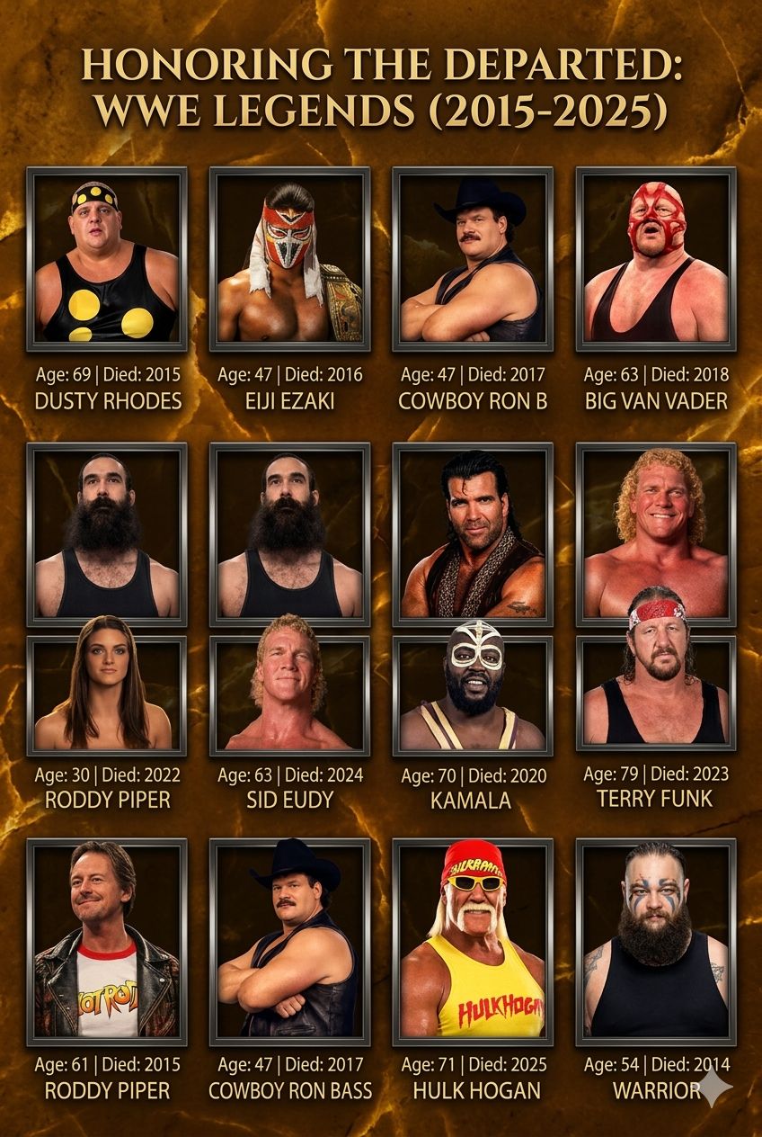 Honoring the Departed: Legendary WWE Superstars (2015–2025) A