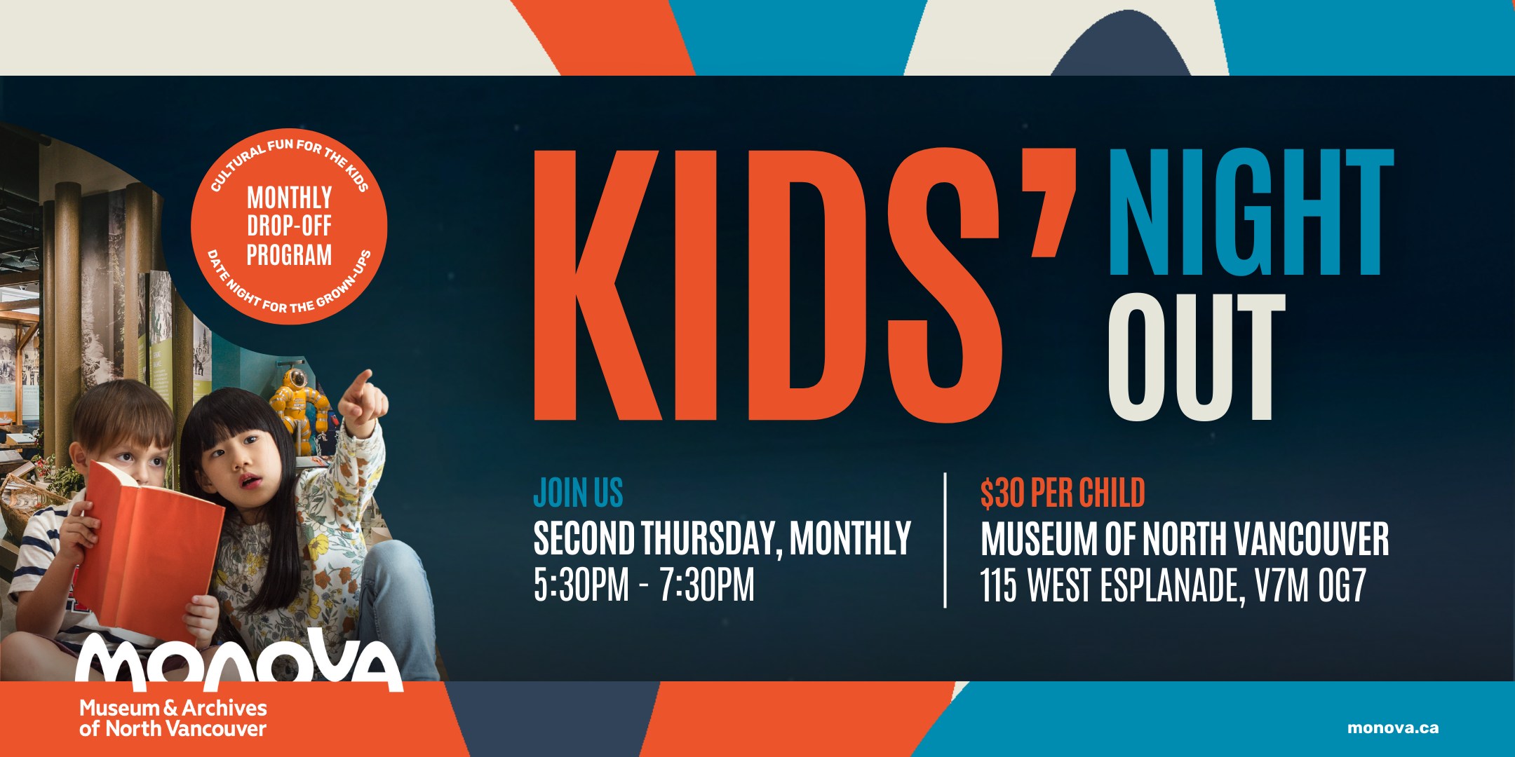 Kid's Night Out – Monthly Drop-off Program