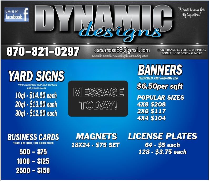 Dynamic Designs Graphics | Sulphur Rock AR