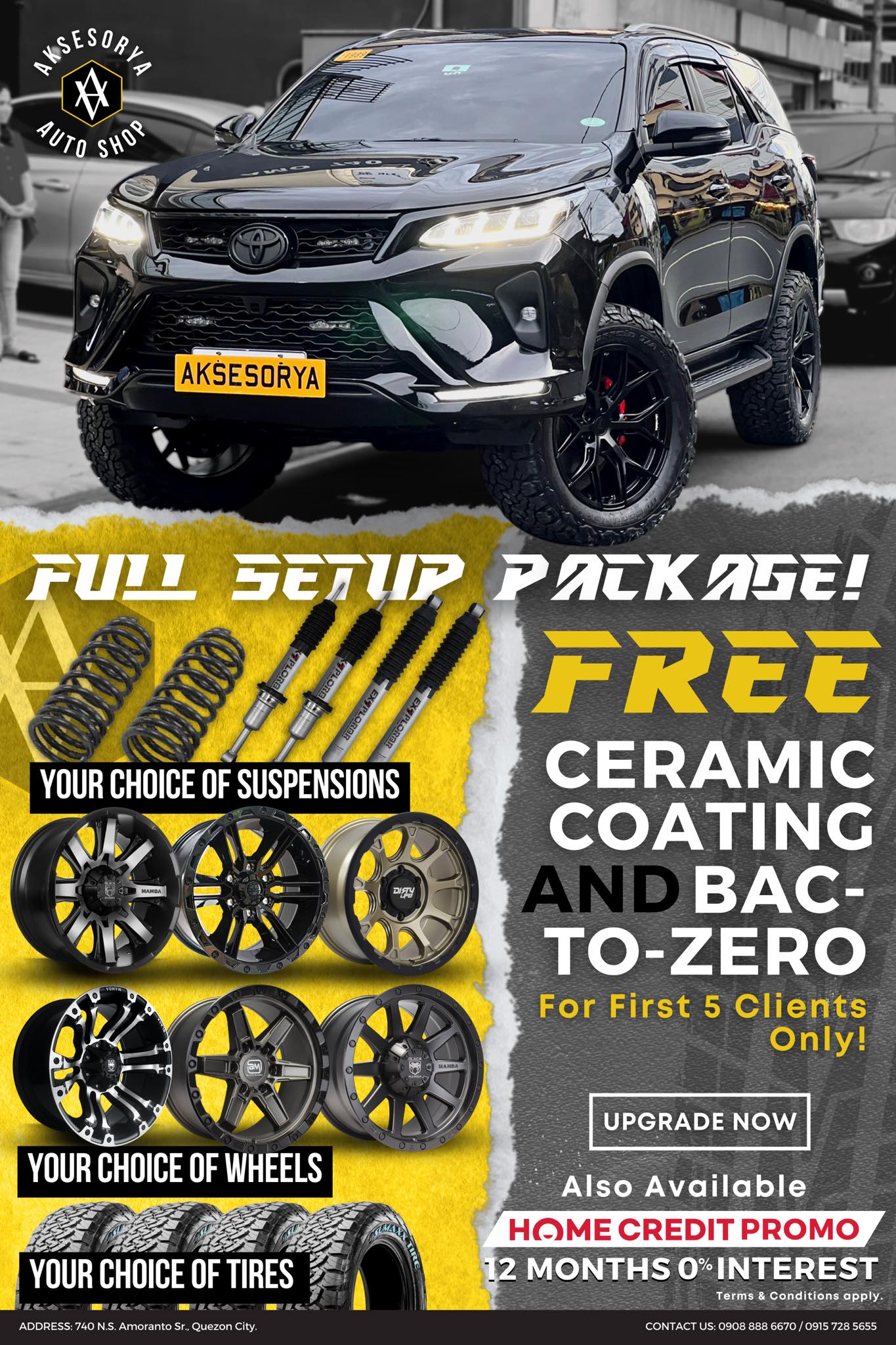 FREE CERAMIC COATING AND... Aksesorya Auto Shop Facebook
