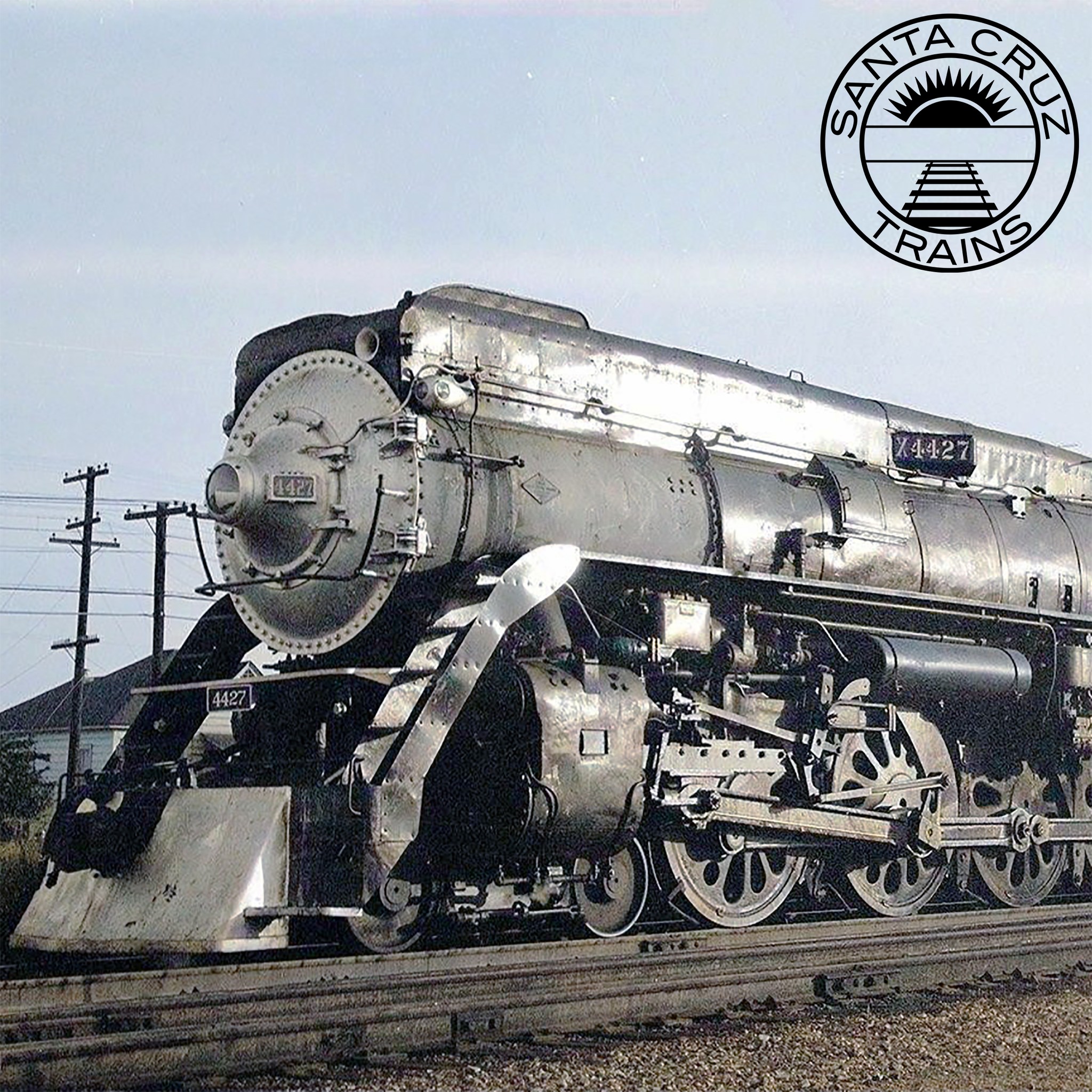 Santa - Southern Pacific 4427 at Watsonville Junction, 1950s. Courtesy ...