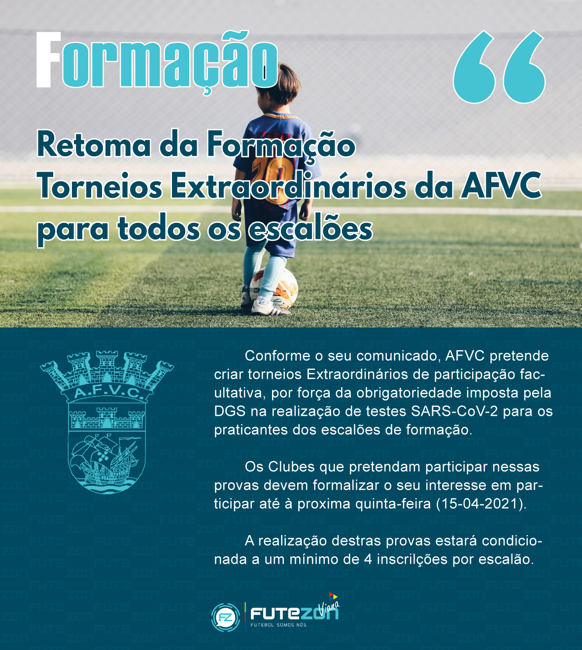 FuteZon - Viana - Comunicado AFVC: “RETOMA DAS COMPETIÇÕES... | Facebook