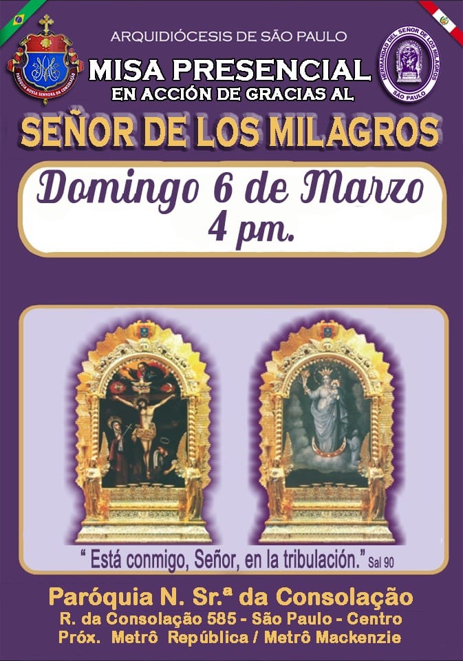 Señor de los Milagros en São Paulo | São Paulo SP