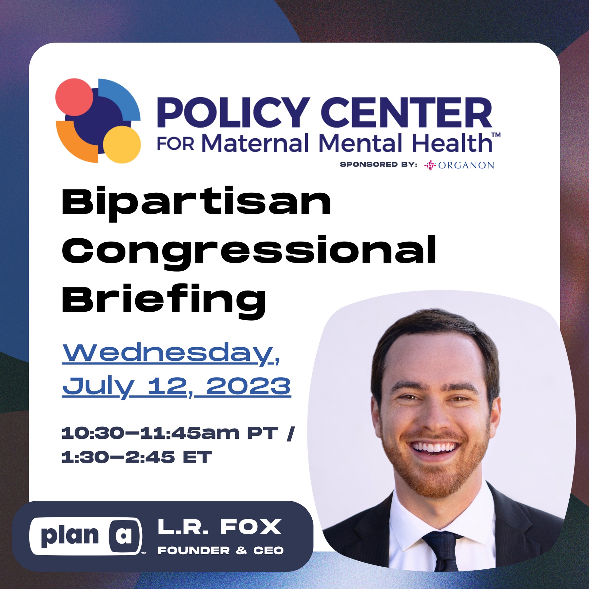 Plan - Join us on July 12th as our Founder & CEO, L.R. Fox presents at ...