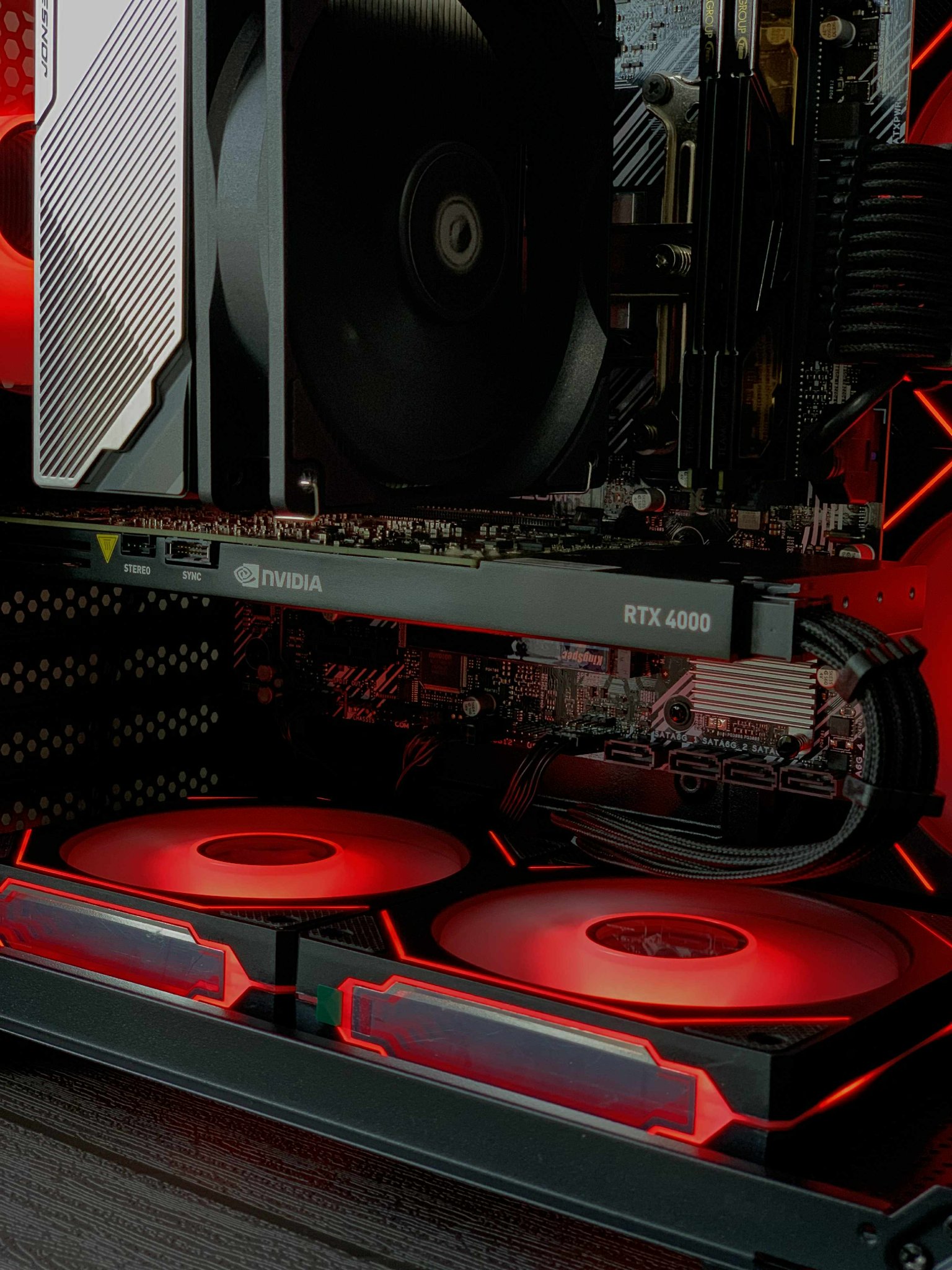 GAMING SYSTEM UNIT RYZEN 5 5500 16GB RAM DDR4 512GB SSD RTX 4000 VCARD ...