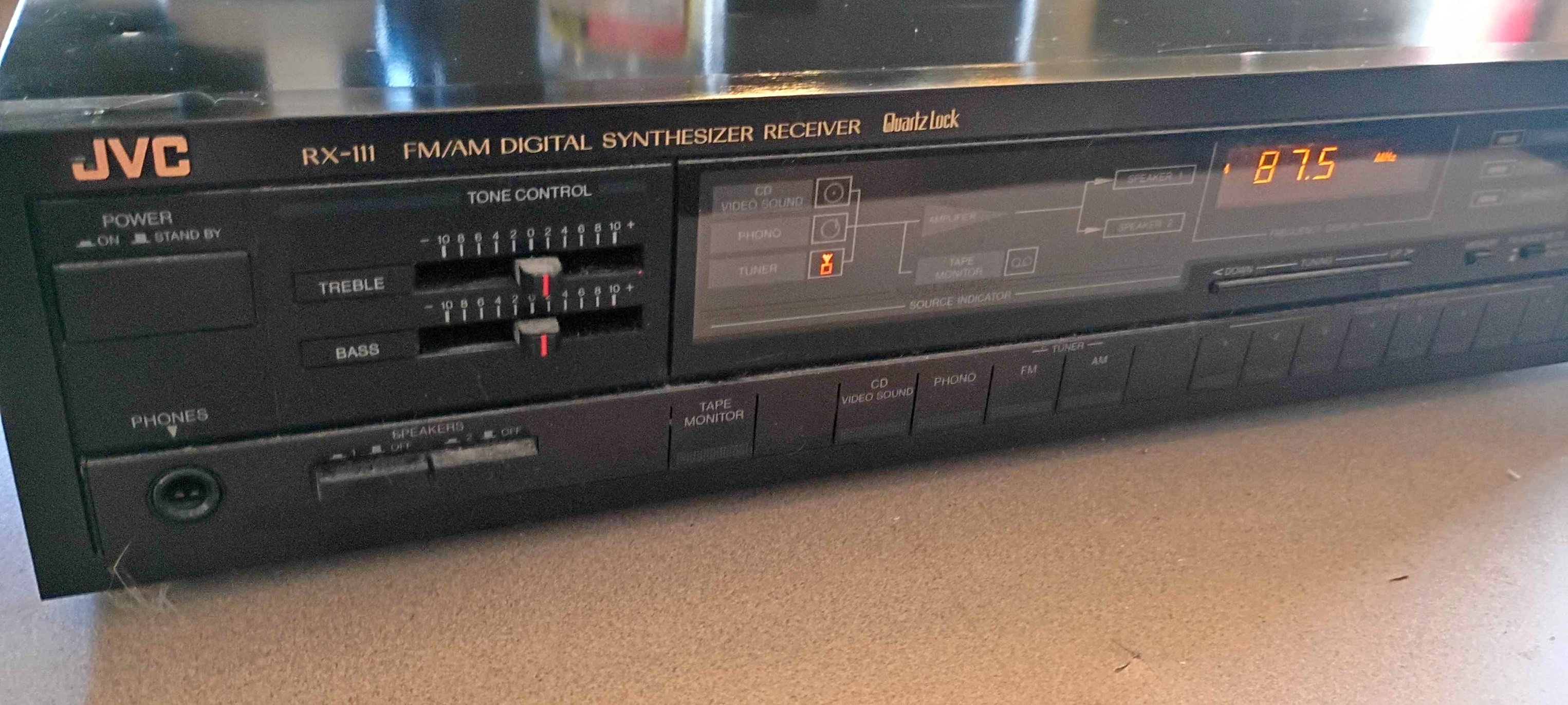 Vintage JVC Rx-111 Stereo Am/Fm Receiver - Pro Audio Equipment ...