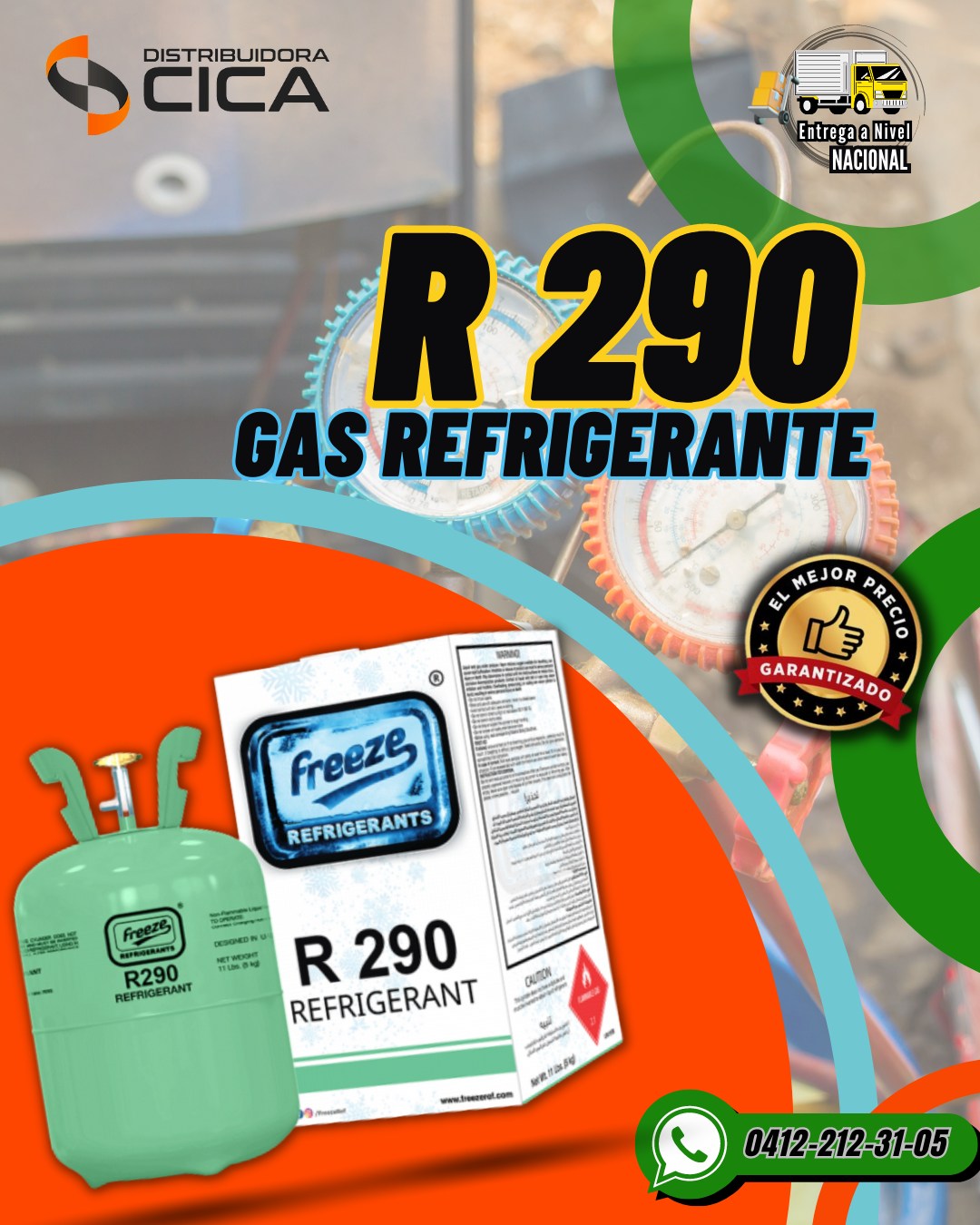 onocido como gas propano, el R290 es... - Distribuidora Cica