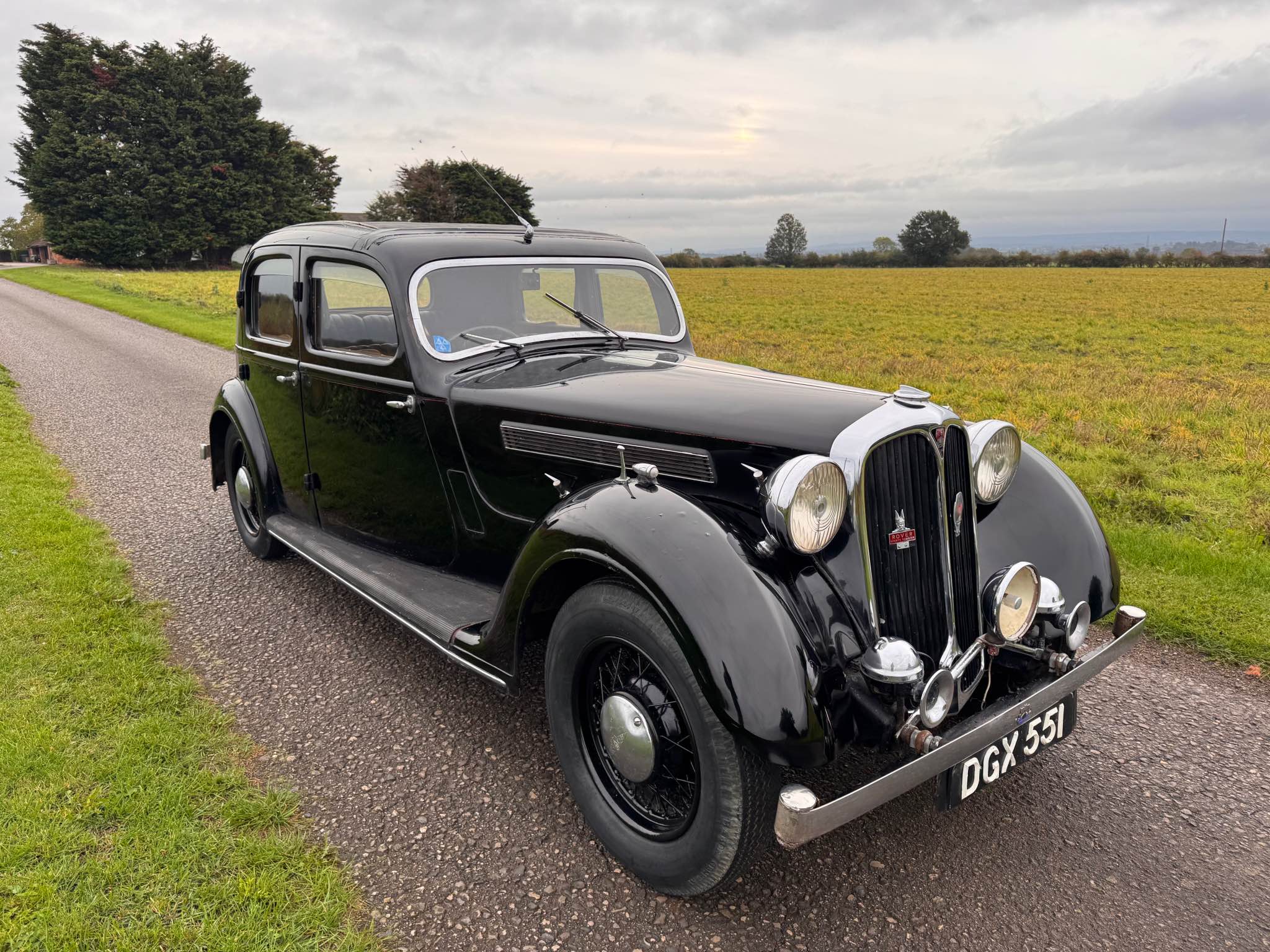 1936 Rover P2 Fourteen 14 sports saloon