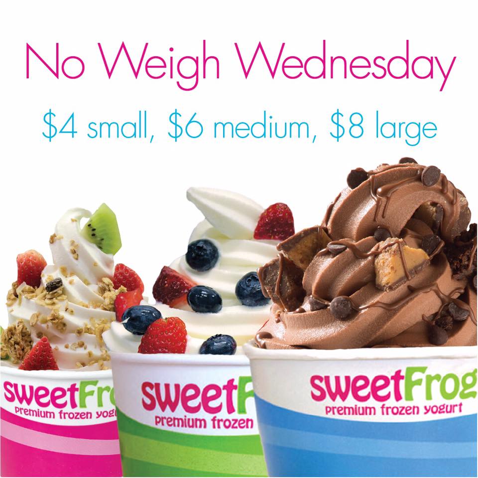 You wanted it….you got it! No weigh Wednesday is back at sweetFrog