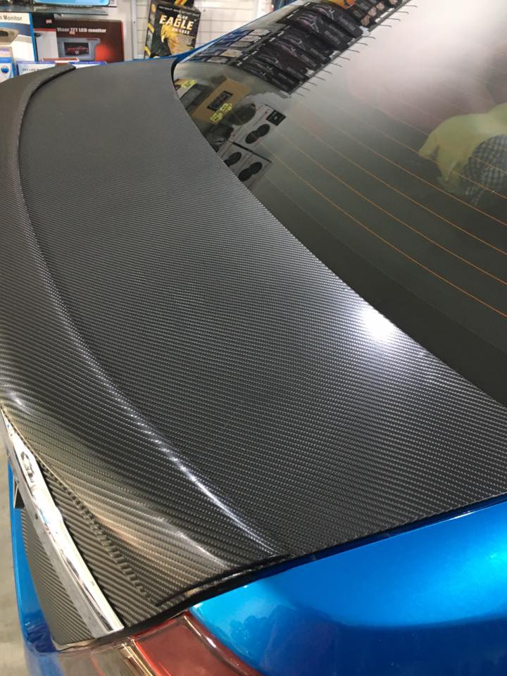 Perodua bezza wrap carbon fibre... - LS Bro Car Accessories