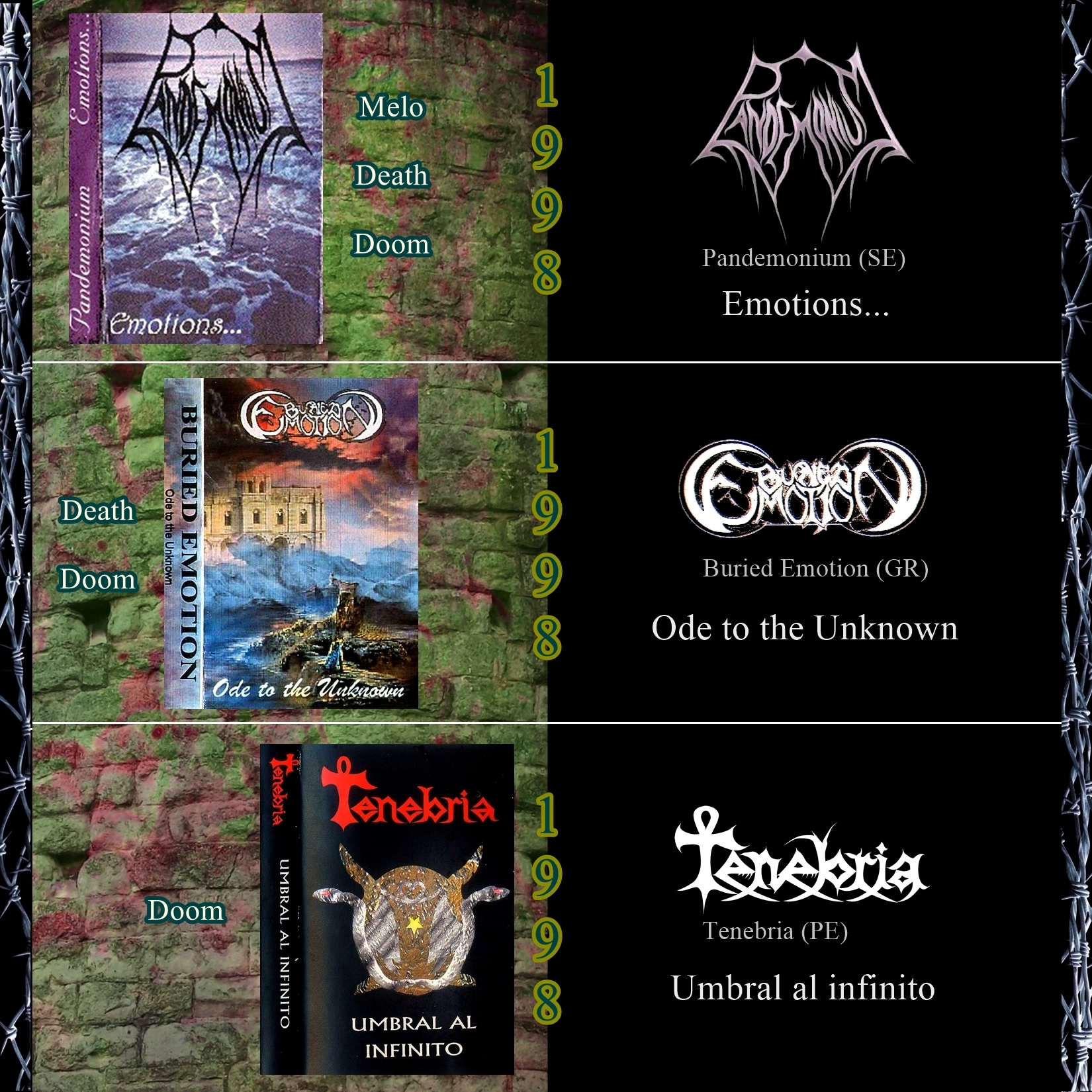 SEMPITERNAL DEATHREIGN The Spooky Gloom 1989 🔥🔥🔥🔥🔥 Recorded