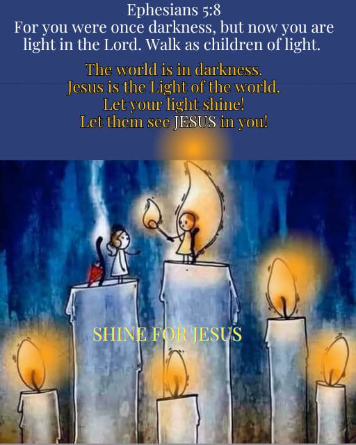 Walking as children of light in the Lord